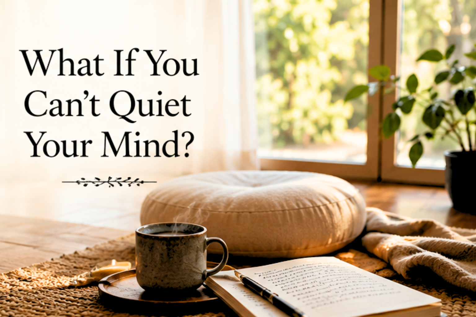 What If You Can't Quiet Your Mind?