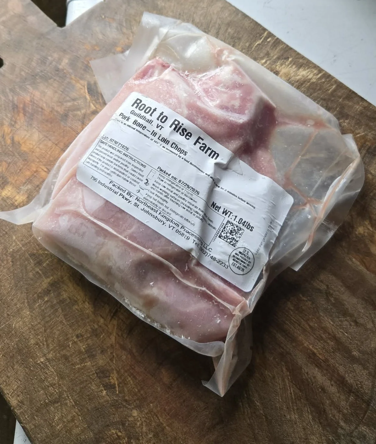 Bone-In Pork Chop Loin