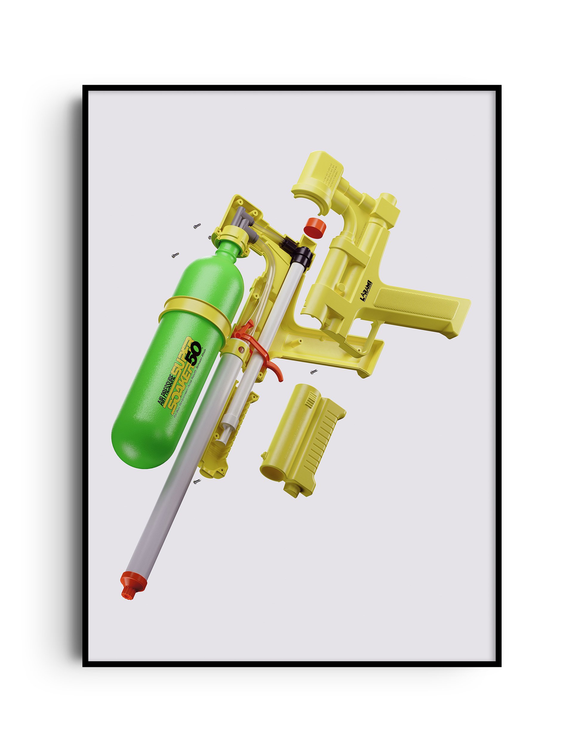 SuperSoaker 50 - A1 Framed 01.jpg
