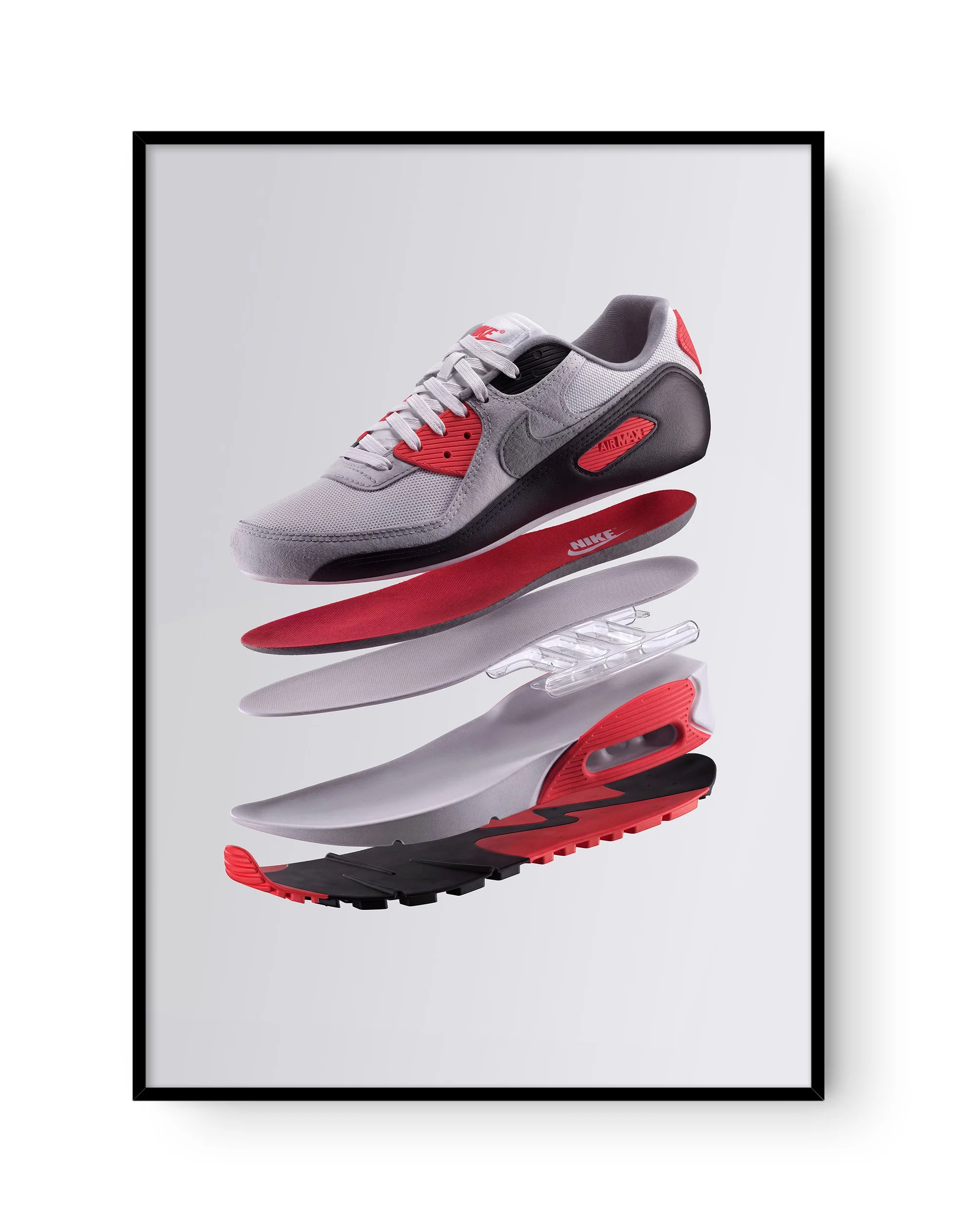 Exploded Icons - Nike Air Max 90 A1 Framed Black.jpg