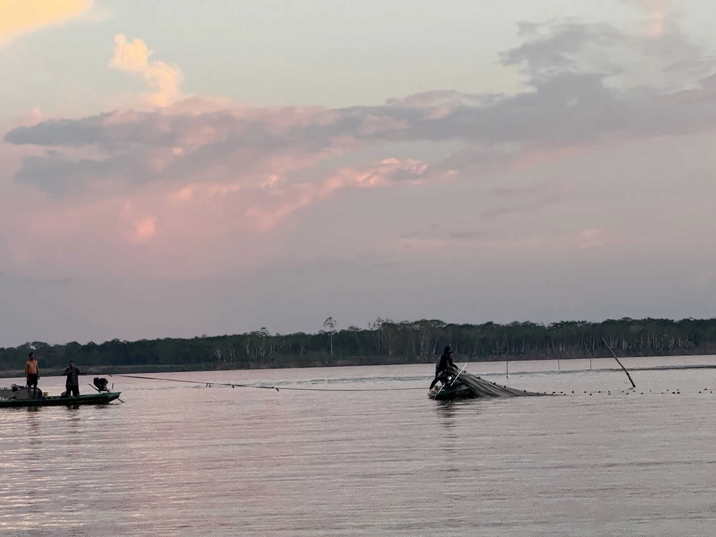 Fishermen on the Amazon