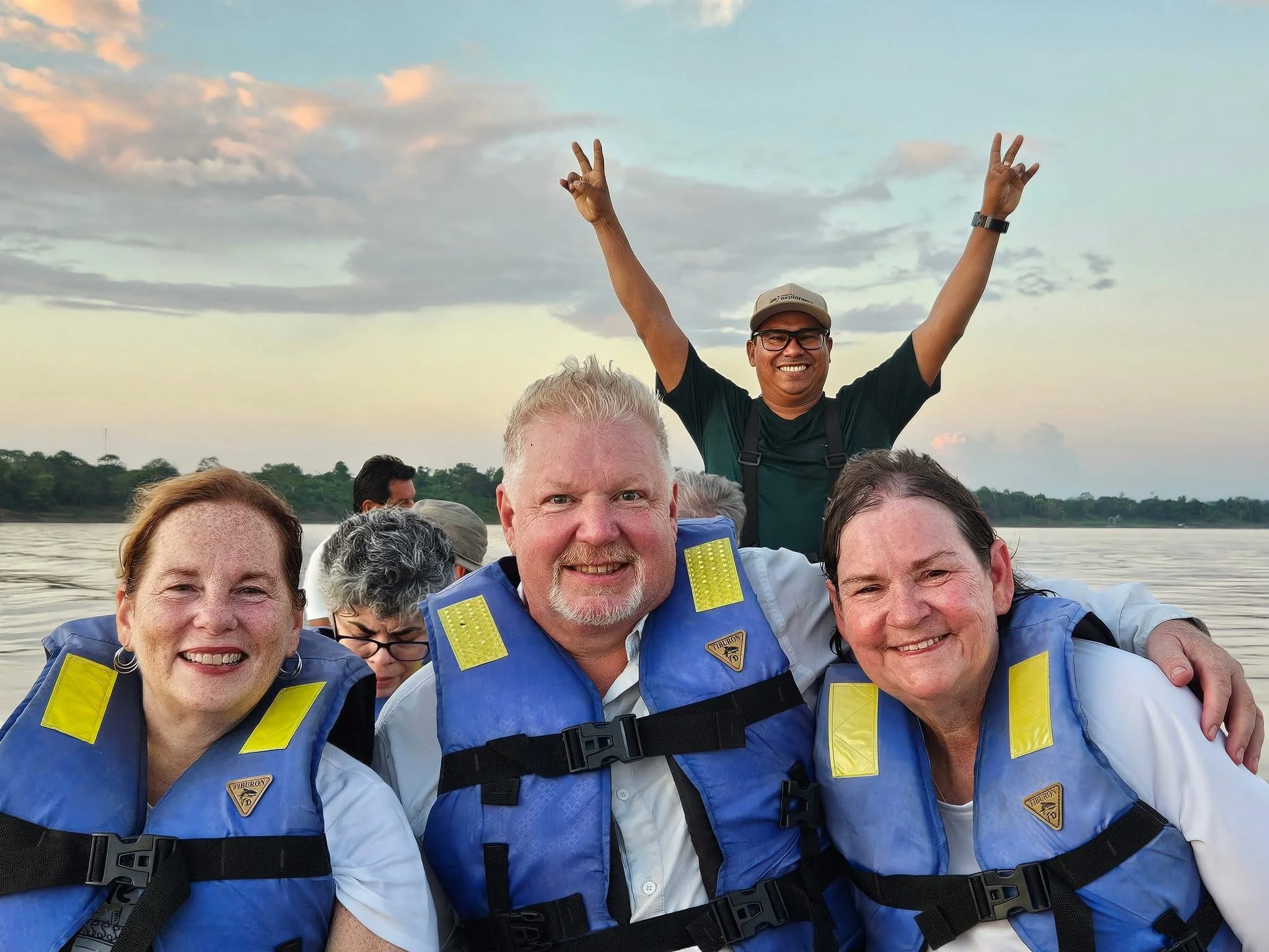 German photobombing our picture.