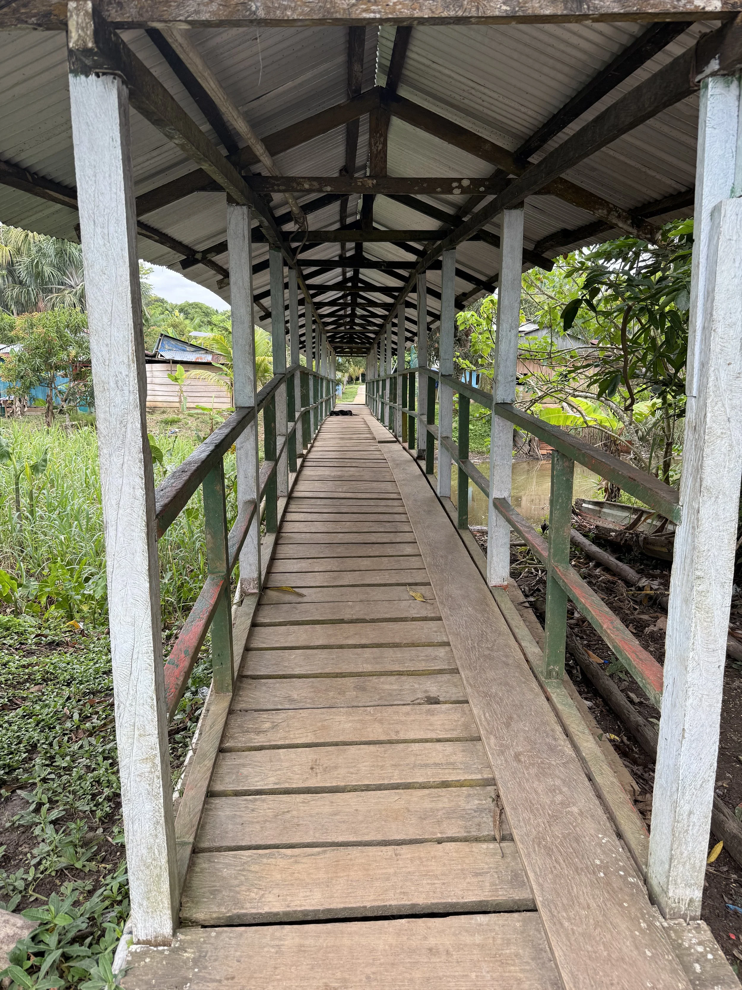 Walkway to enter village.