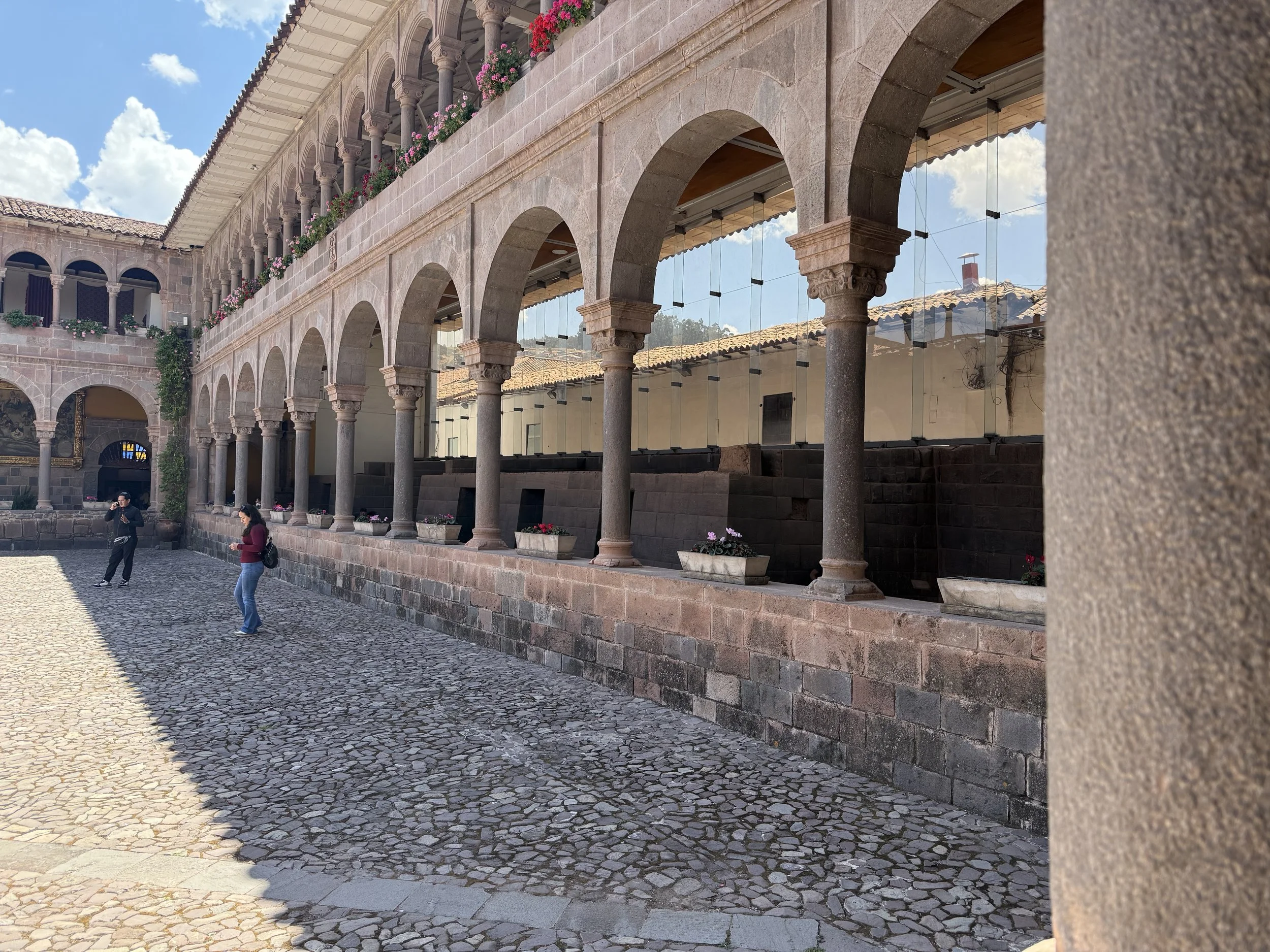 Colonial Arches with Inca Wall