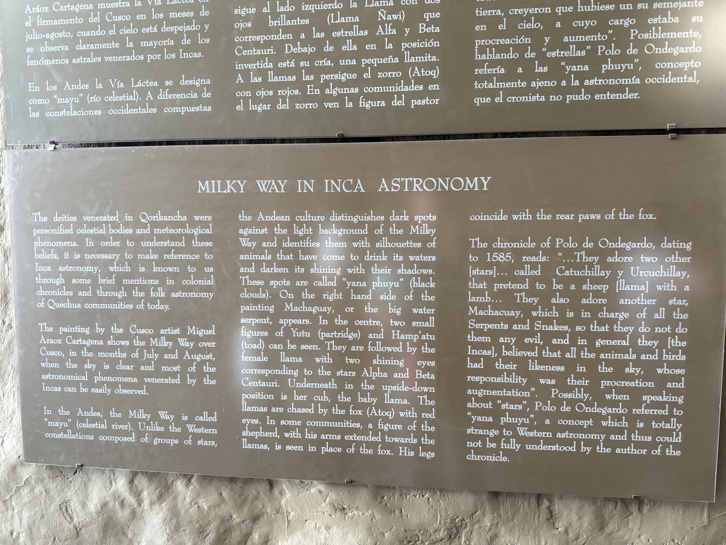 Inca Astronomy