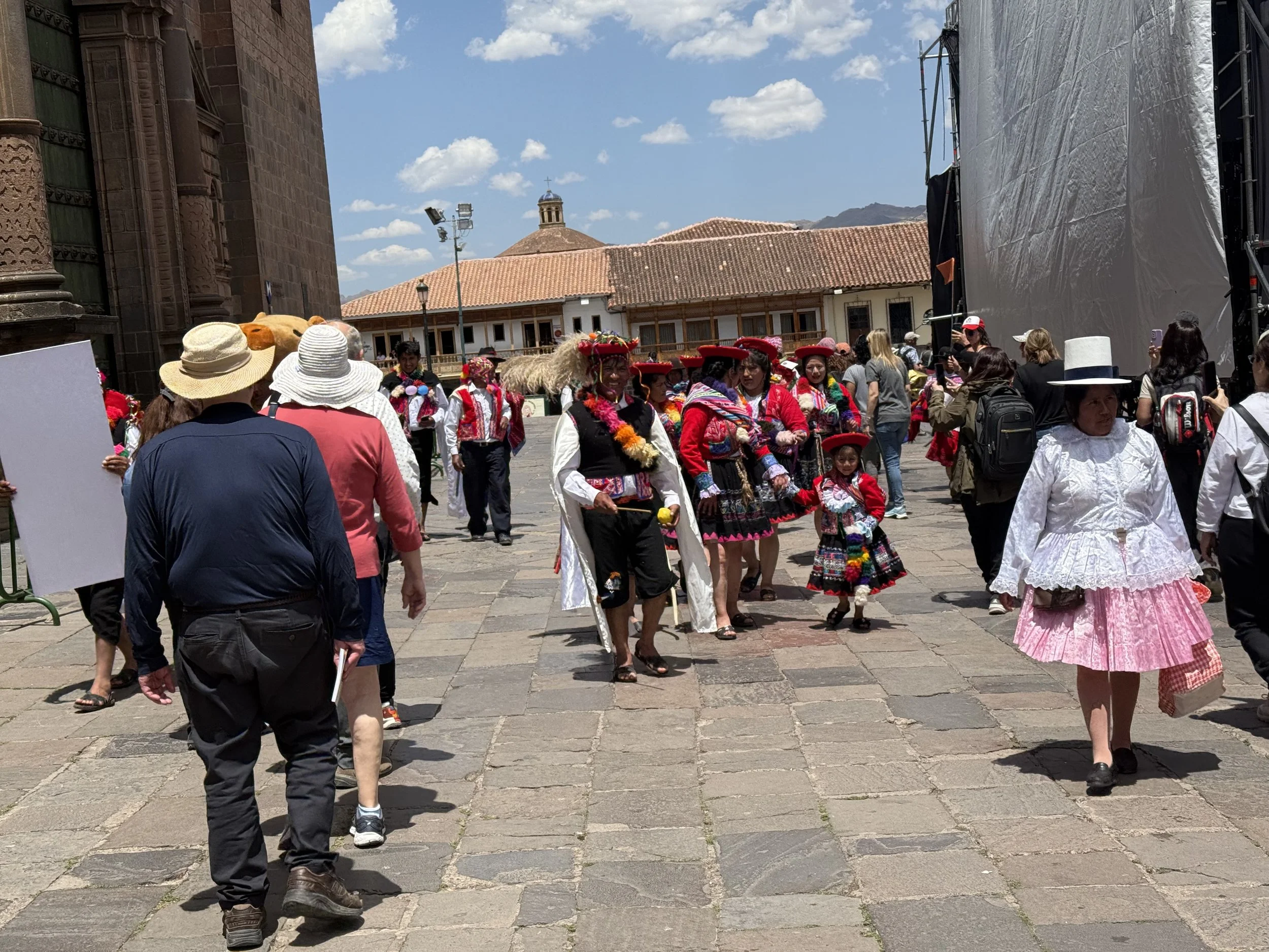 Locals in Native costumes