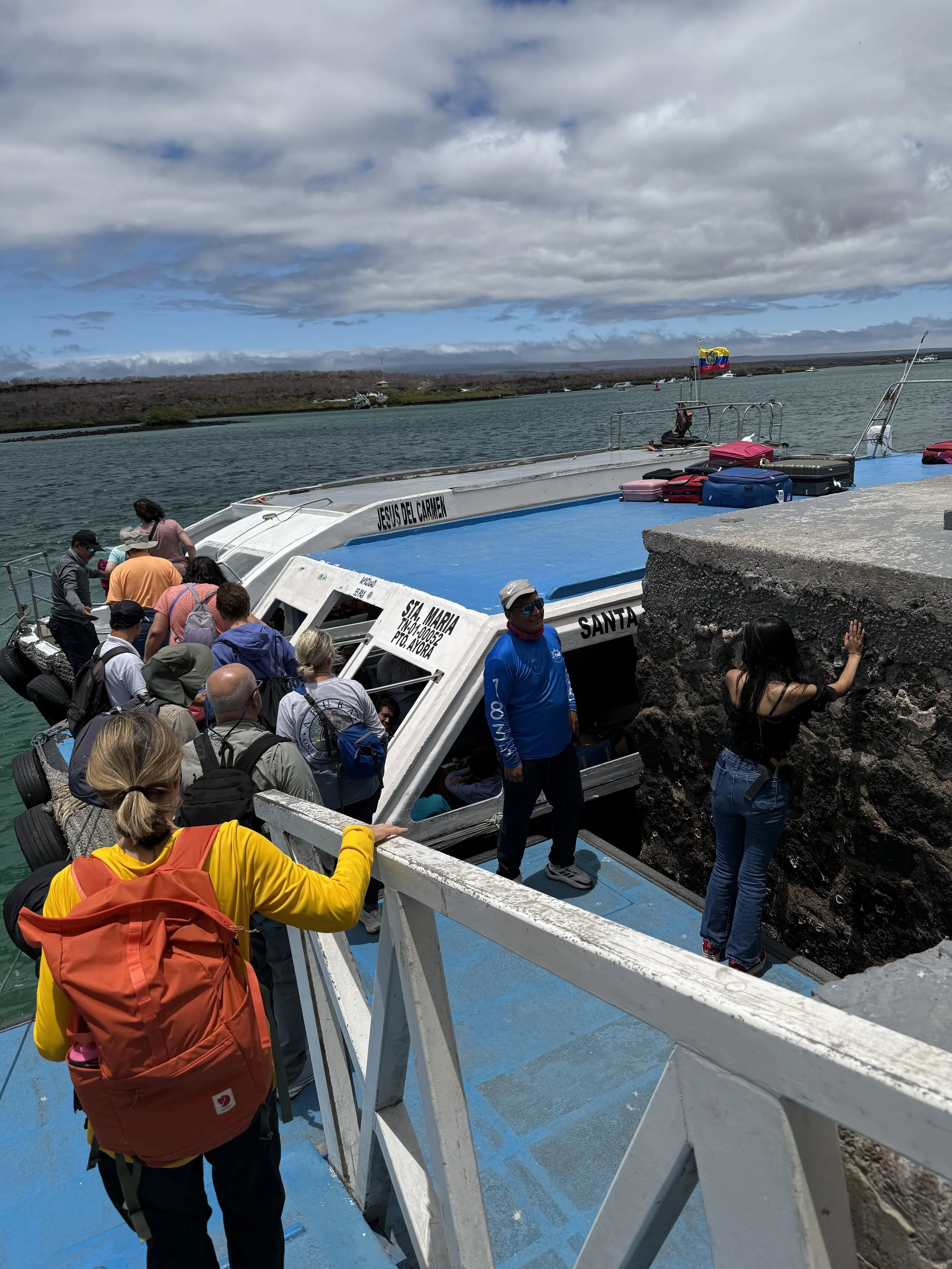 Our Ferry that took us to Santa Cruz