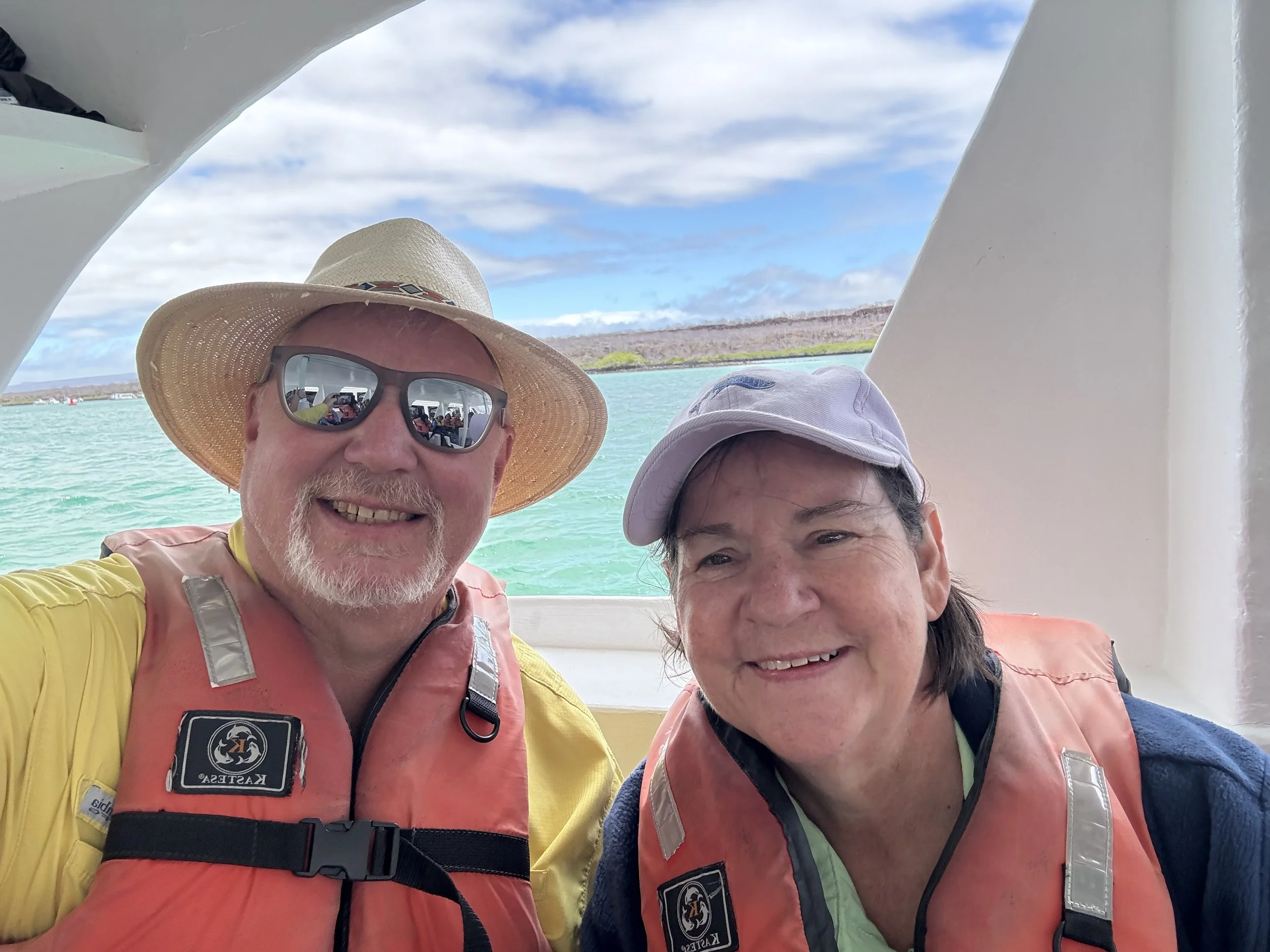 Sandy and I on the Ferry