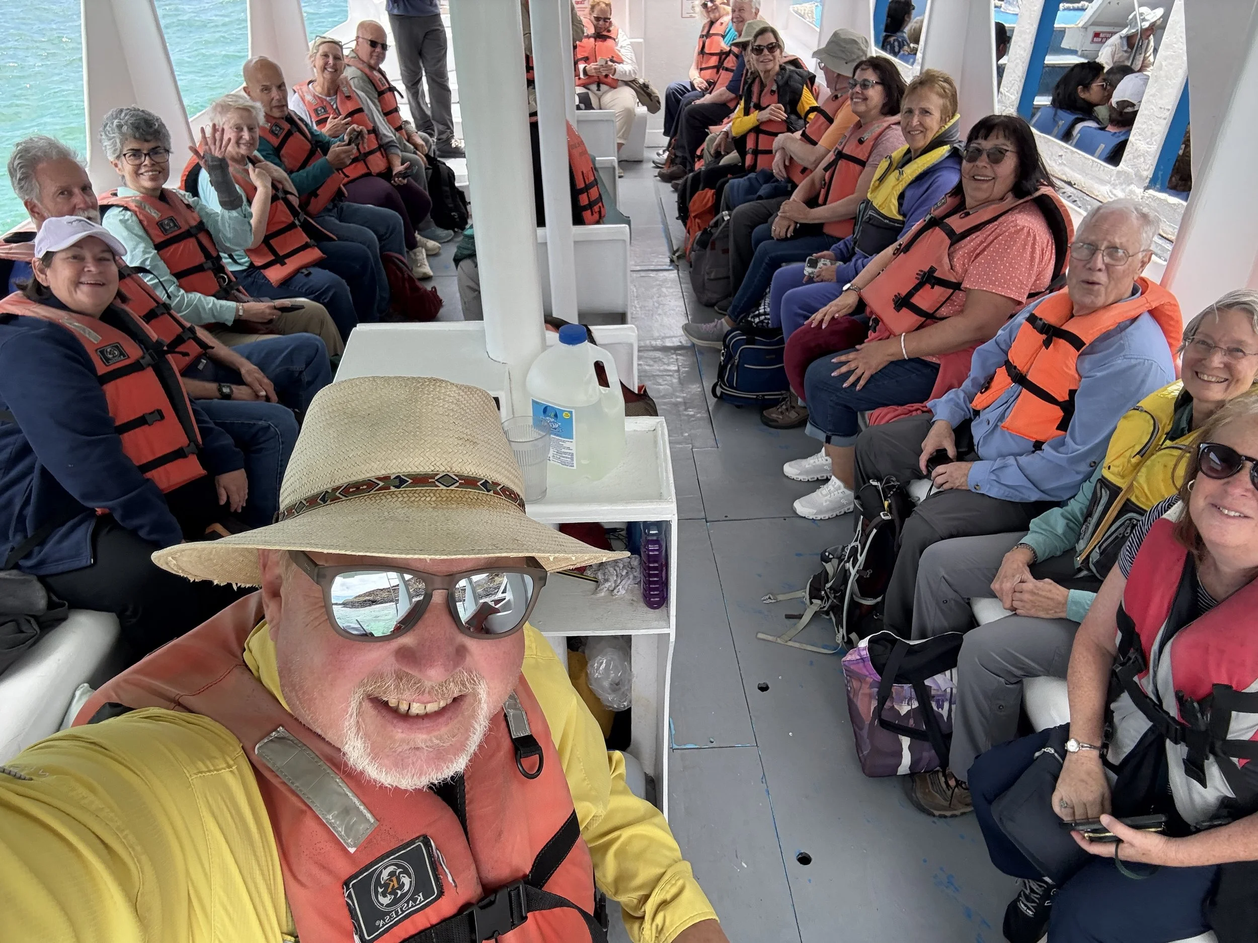 Our Whole Tour Group on Ferry