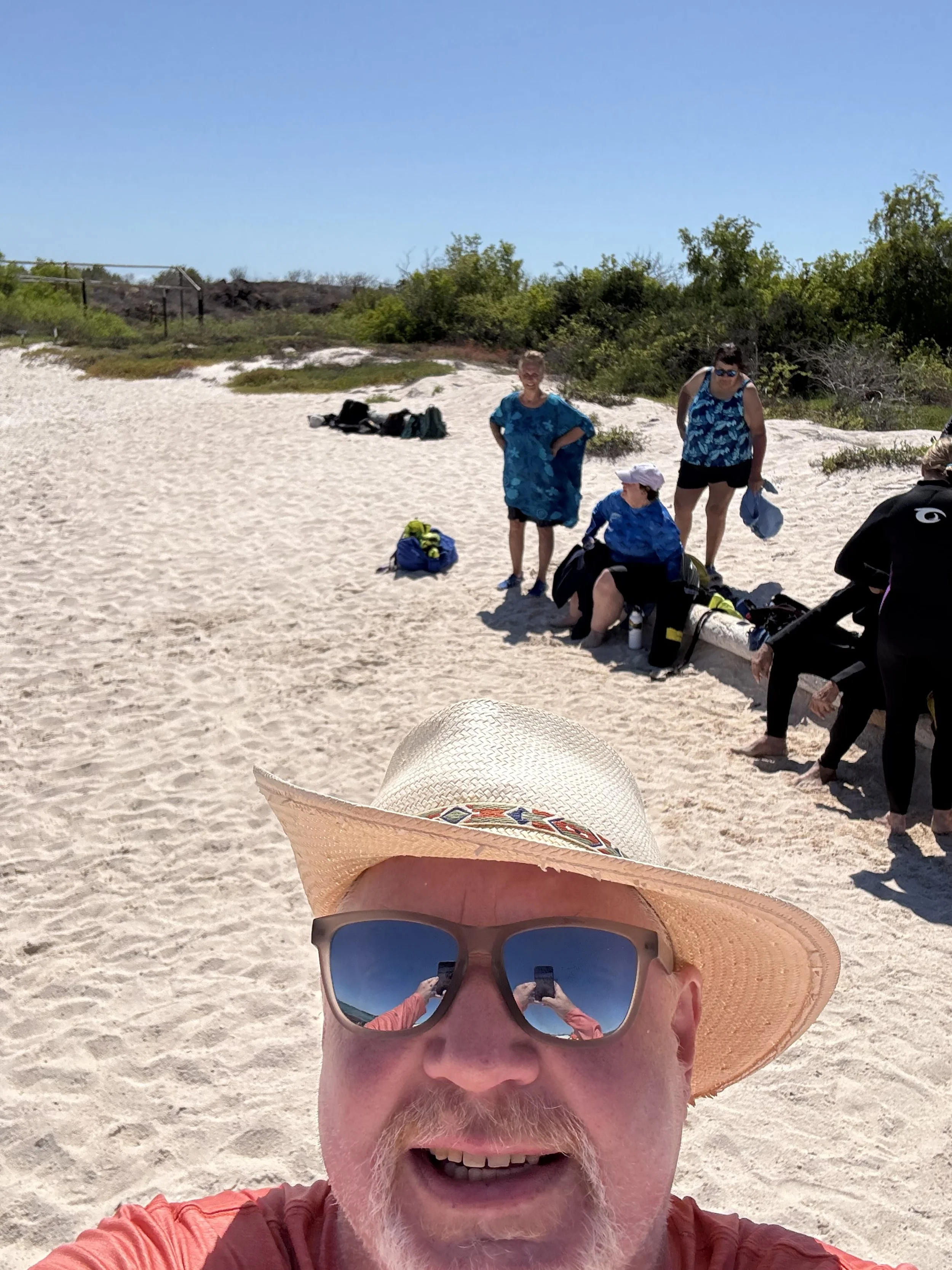 Getting ready to snorkel to see turtles!