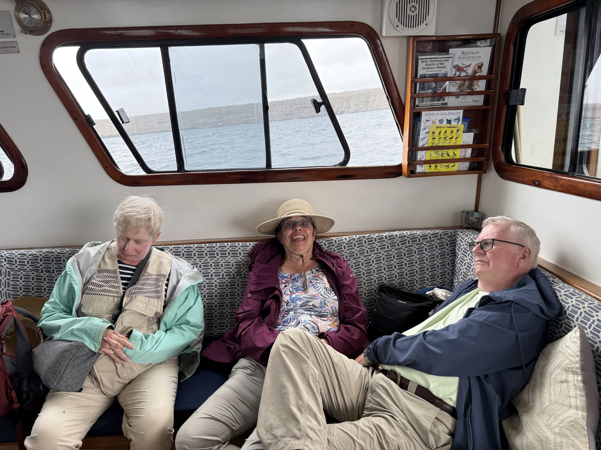 Judith (asleep), Lois and Robert.