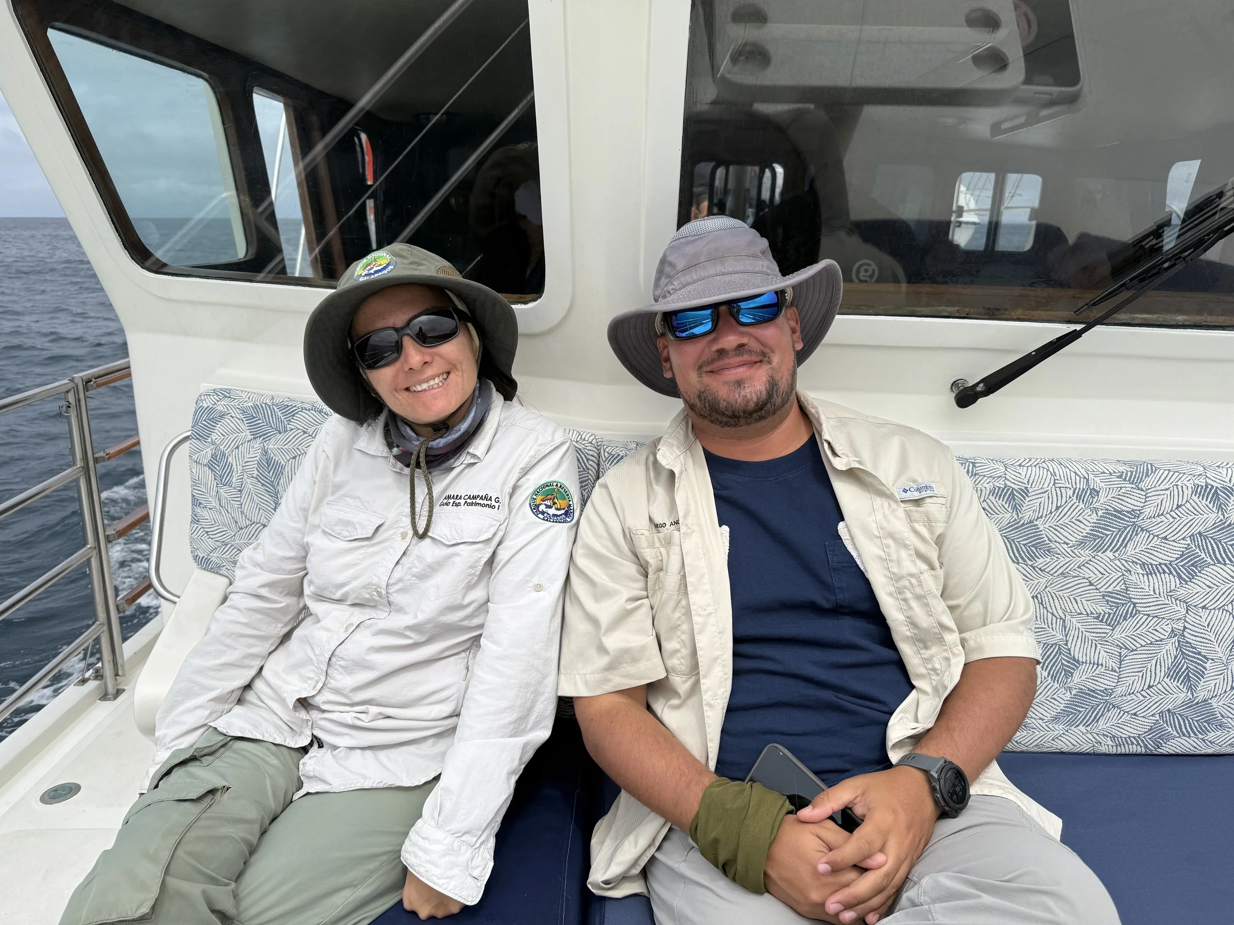 Our naturalist guides. Tomarah &amp; Deigo