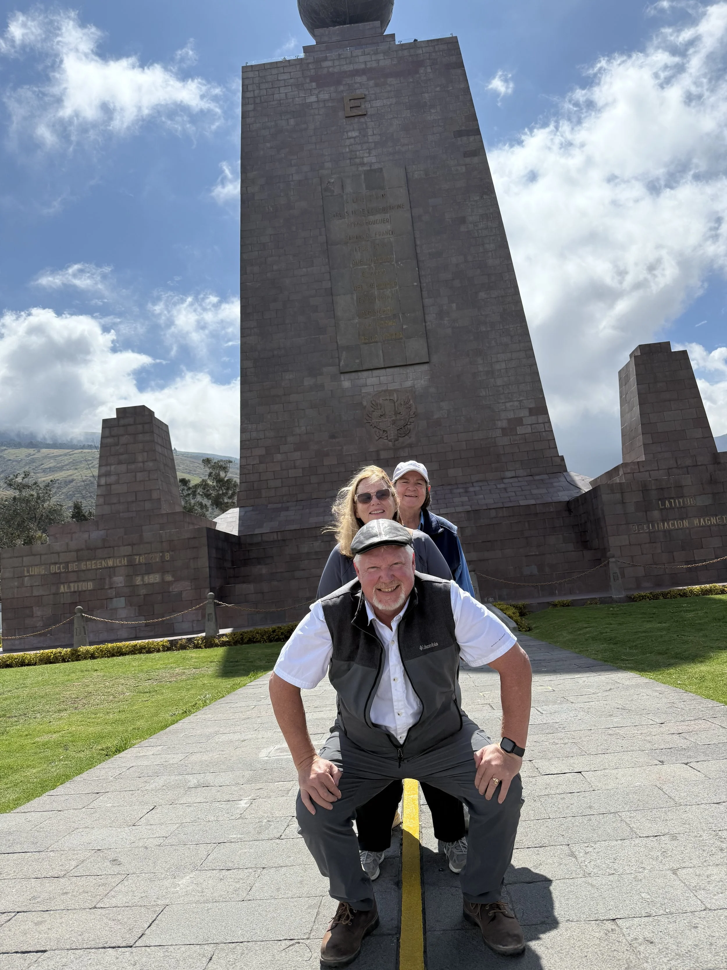 Straddling the northern and southern Hemisphere