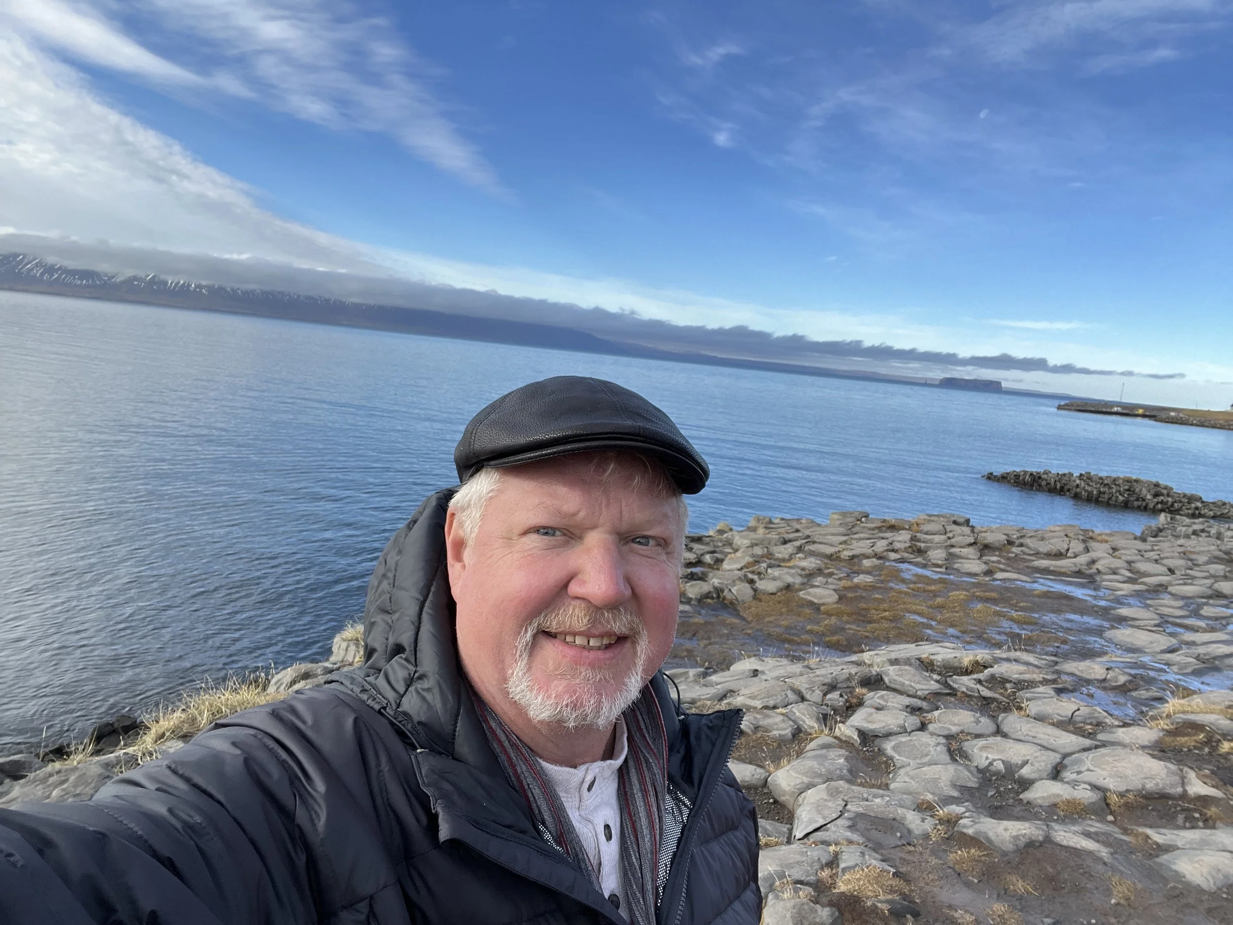 View of Skagafjordur Fjord