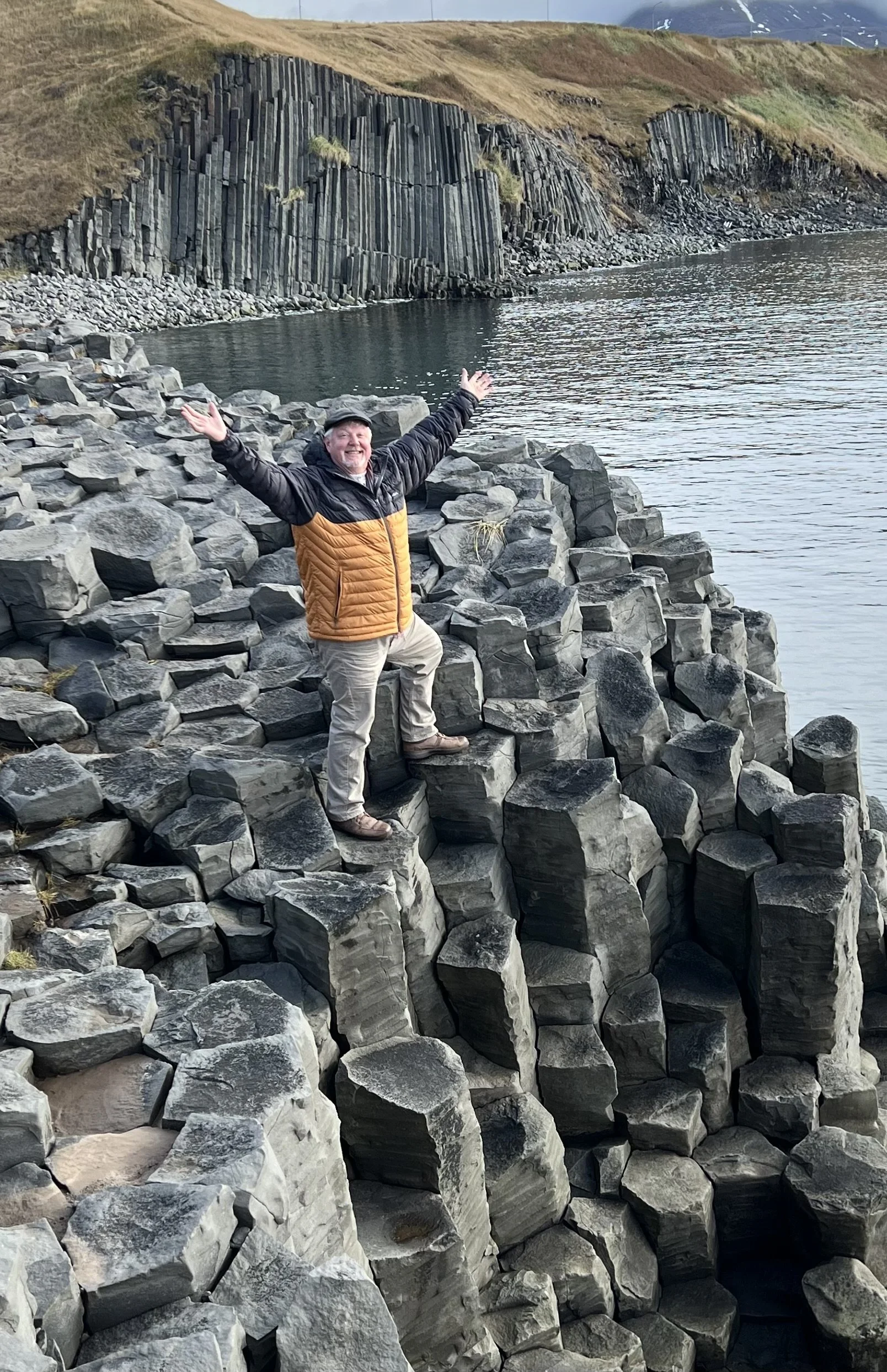 Me on the basalt colomns