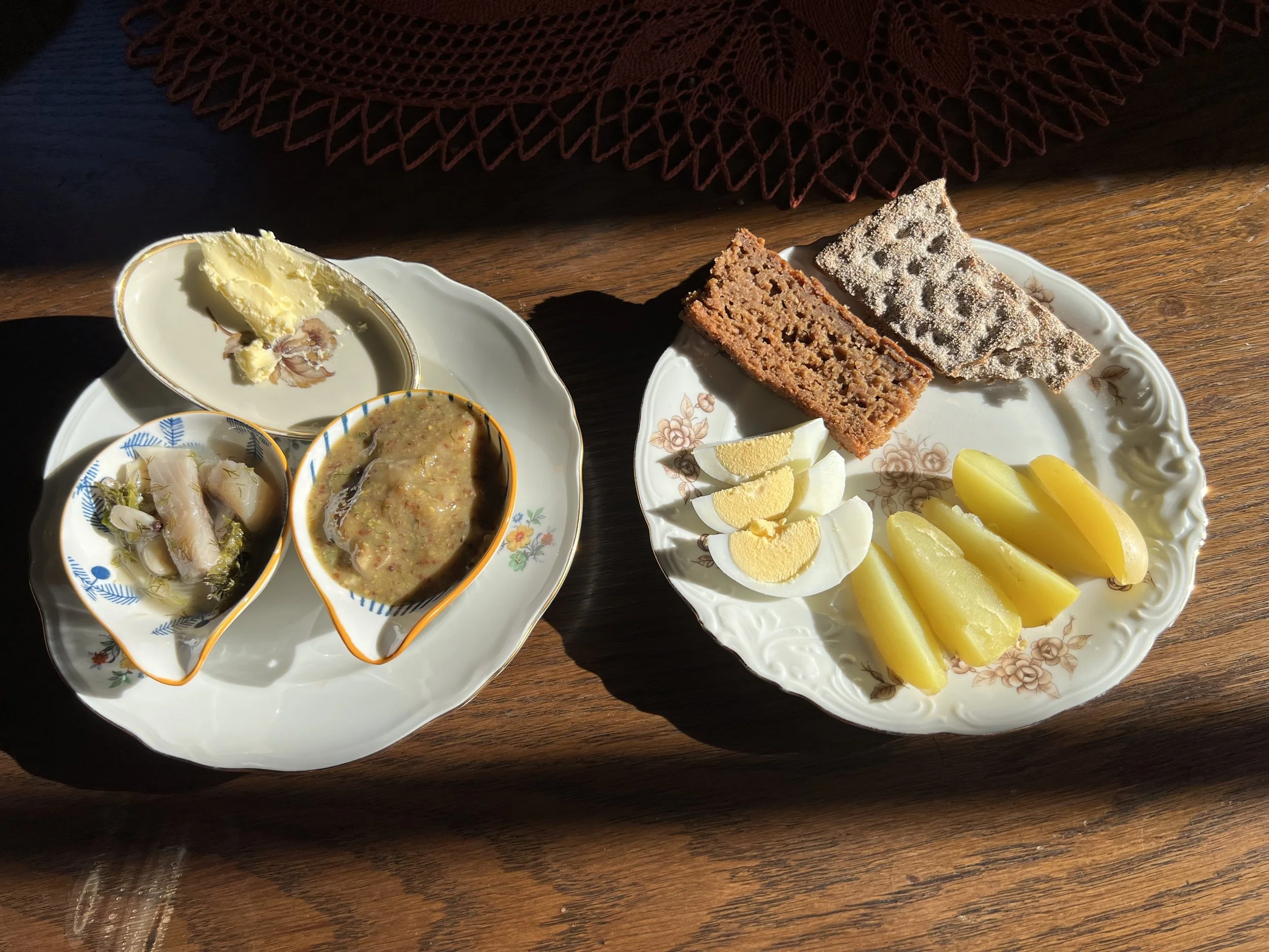 Gin and Cucumber herring &amp; Mustard and Whiskey and coffee herring