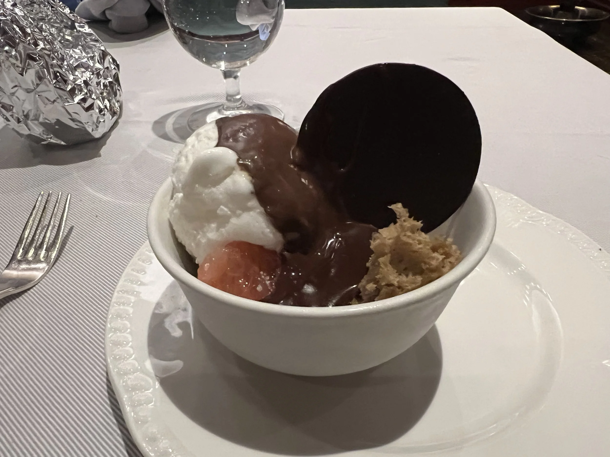 Dessert at Crown Grill