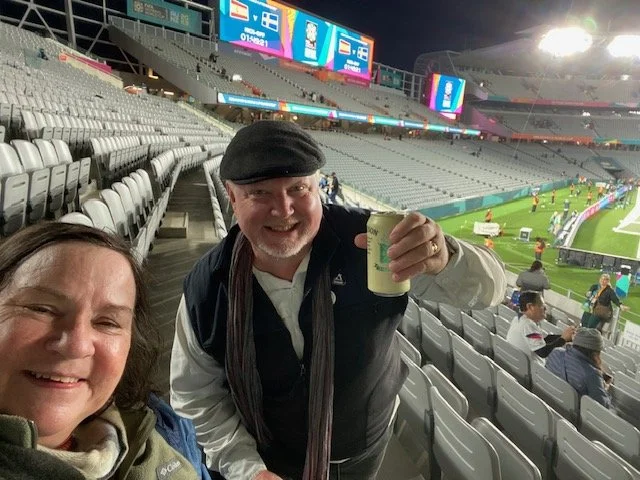Our Seats (and my Jameson)