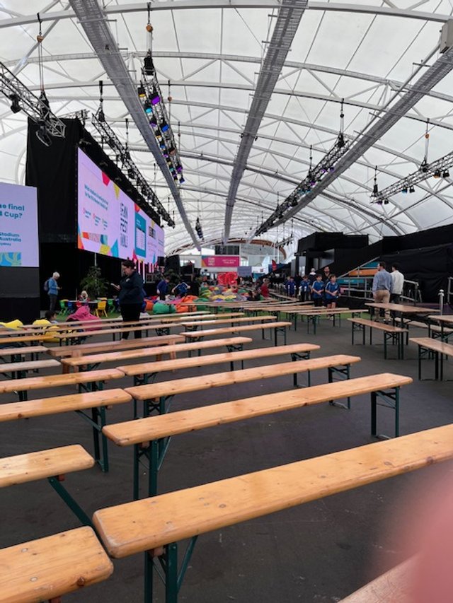 more seating