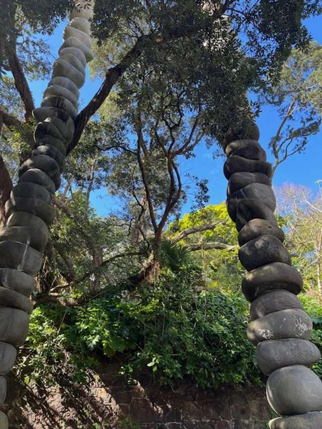 Rock stacks in Albert Park
