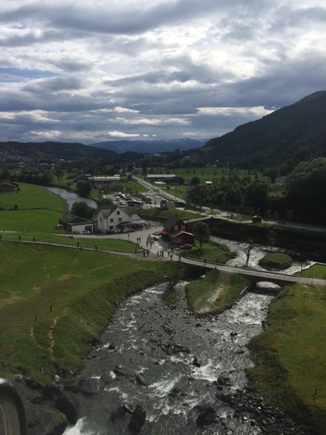 View from the falls.
