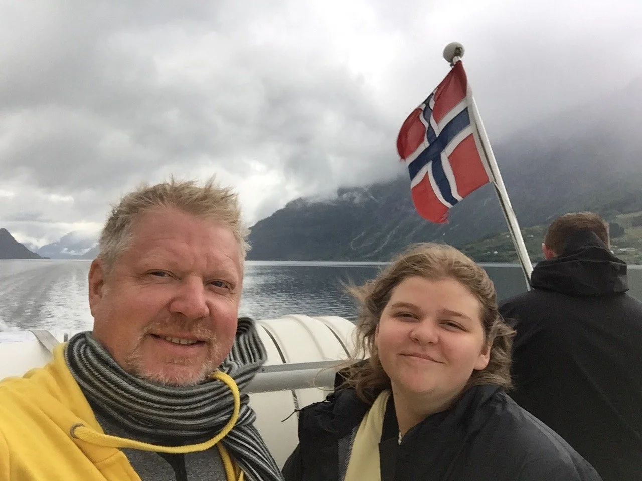 Me and Pearl on Ferry