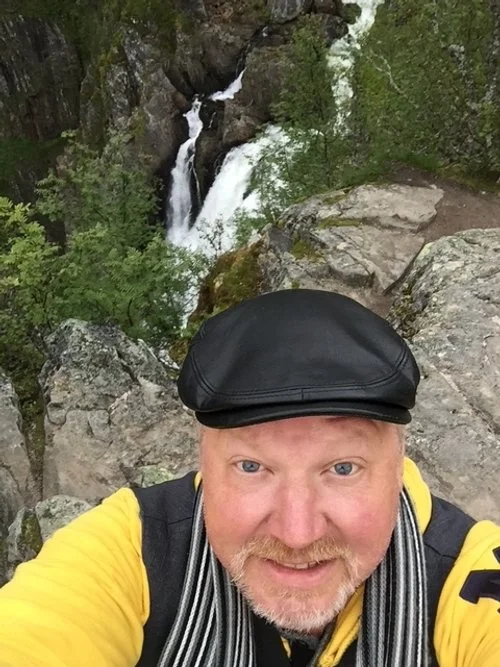 Me above the falls. 
