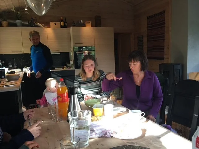 Miriam with her parents.