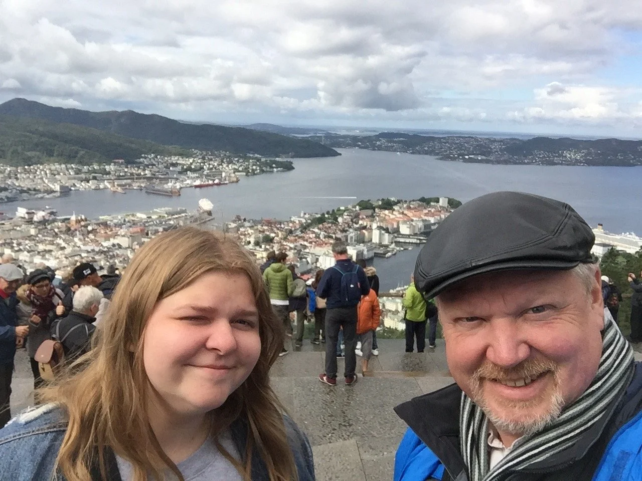 View of Bergen from Mount Fløyen
