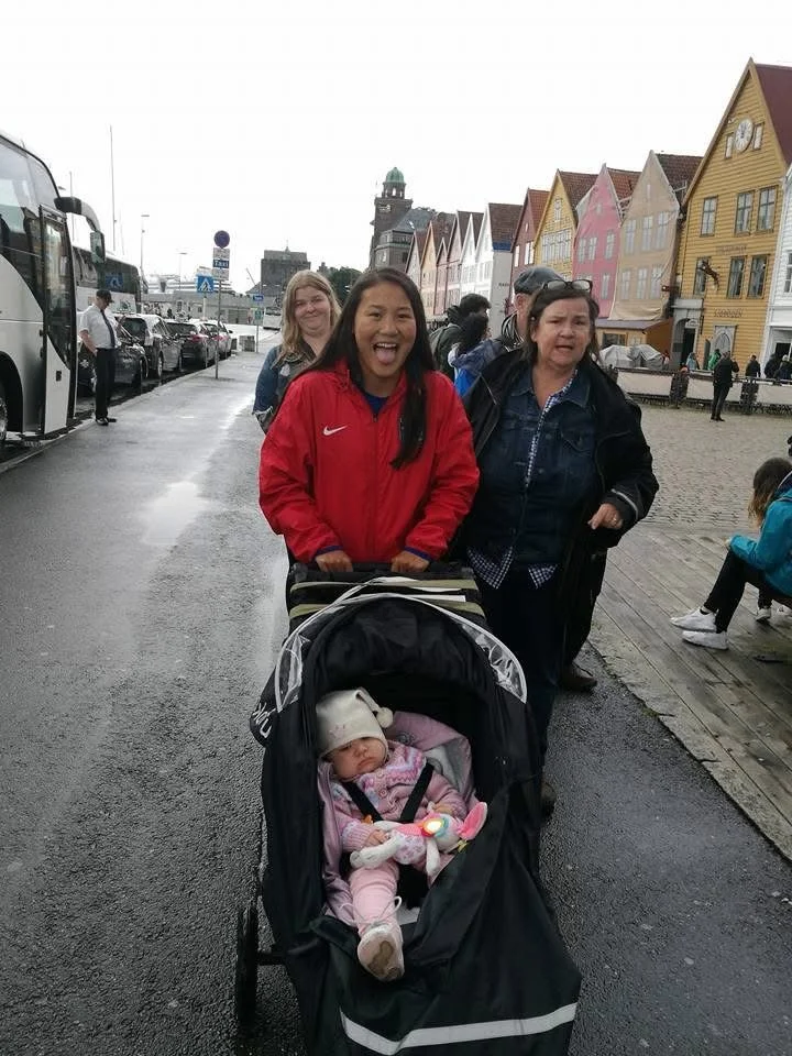 Walking through Bergen