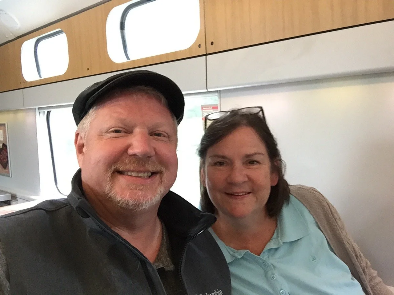 Me and Sandy on Train