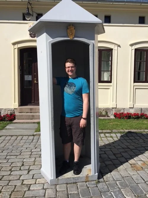 Wendell in Guard House