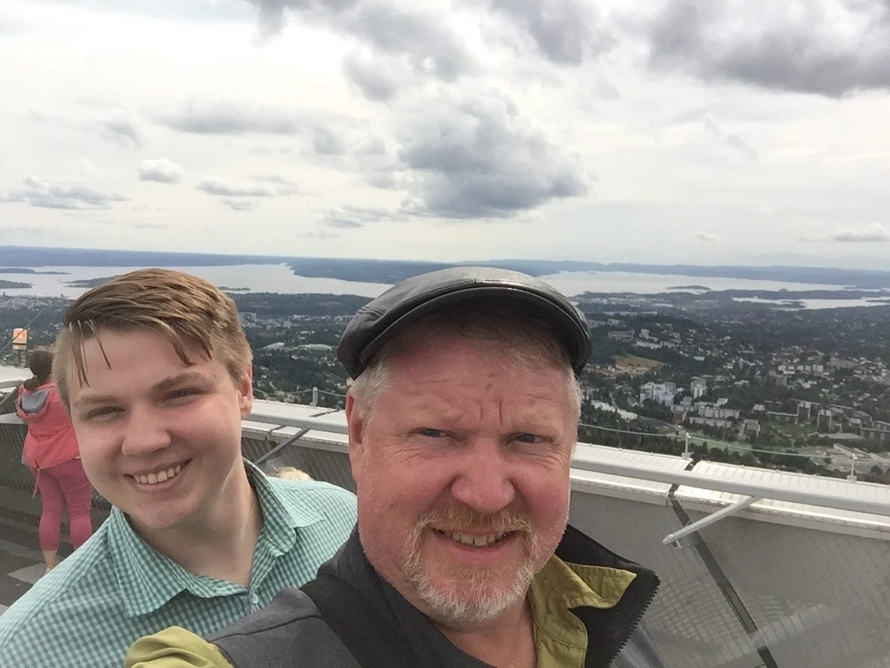 Wendell and me at the top