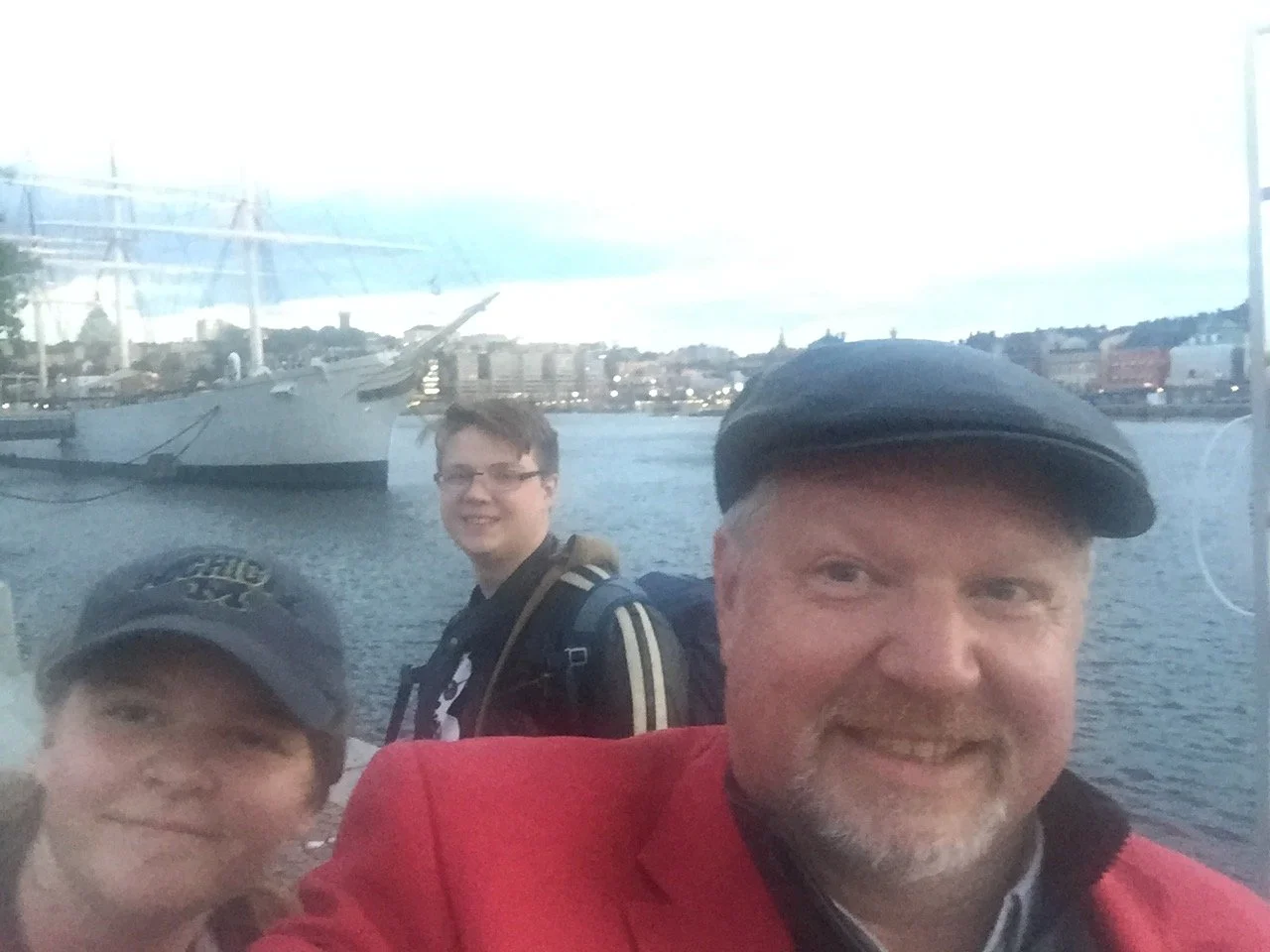 The three of us and our ship!