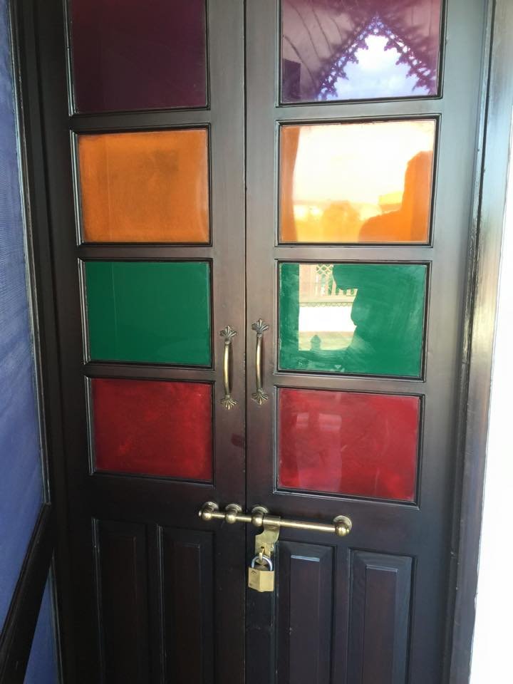 The door to our room