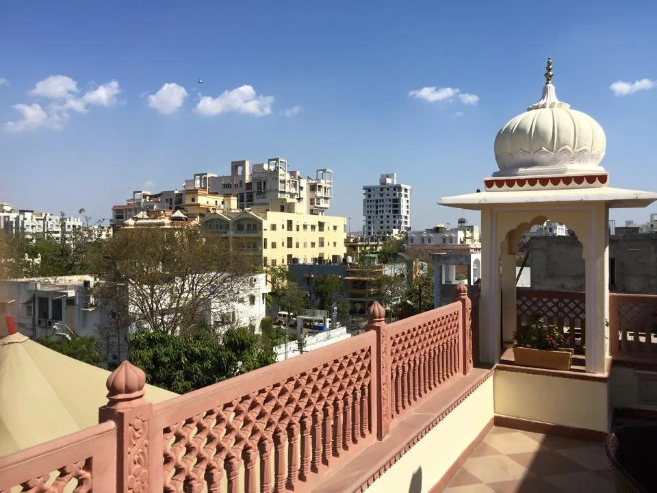 View from our balcony