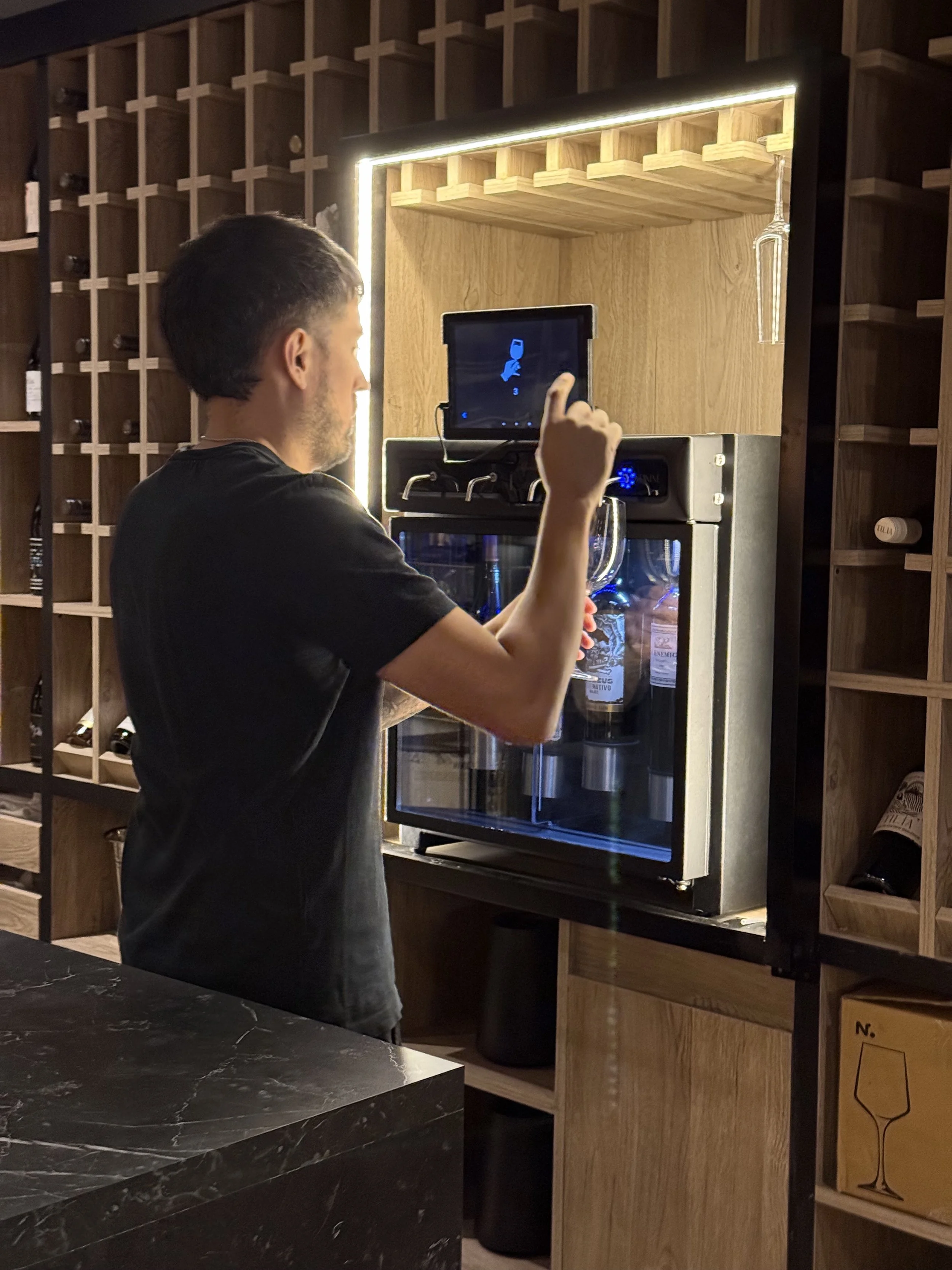 Wine cooler and dispenser.