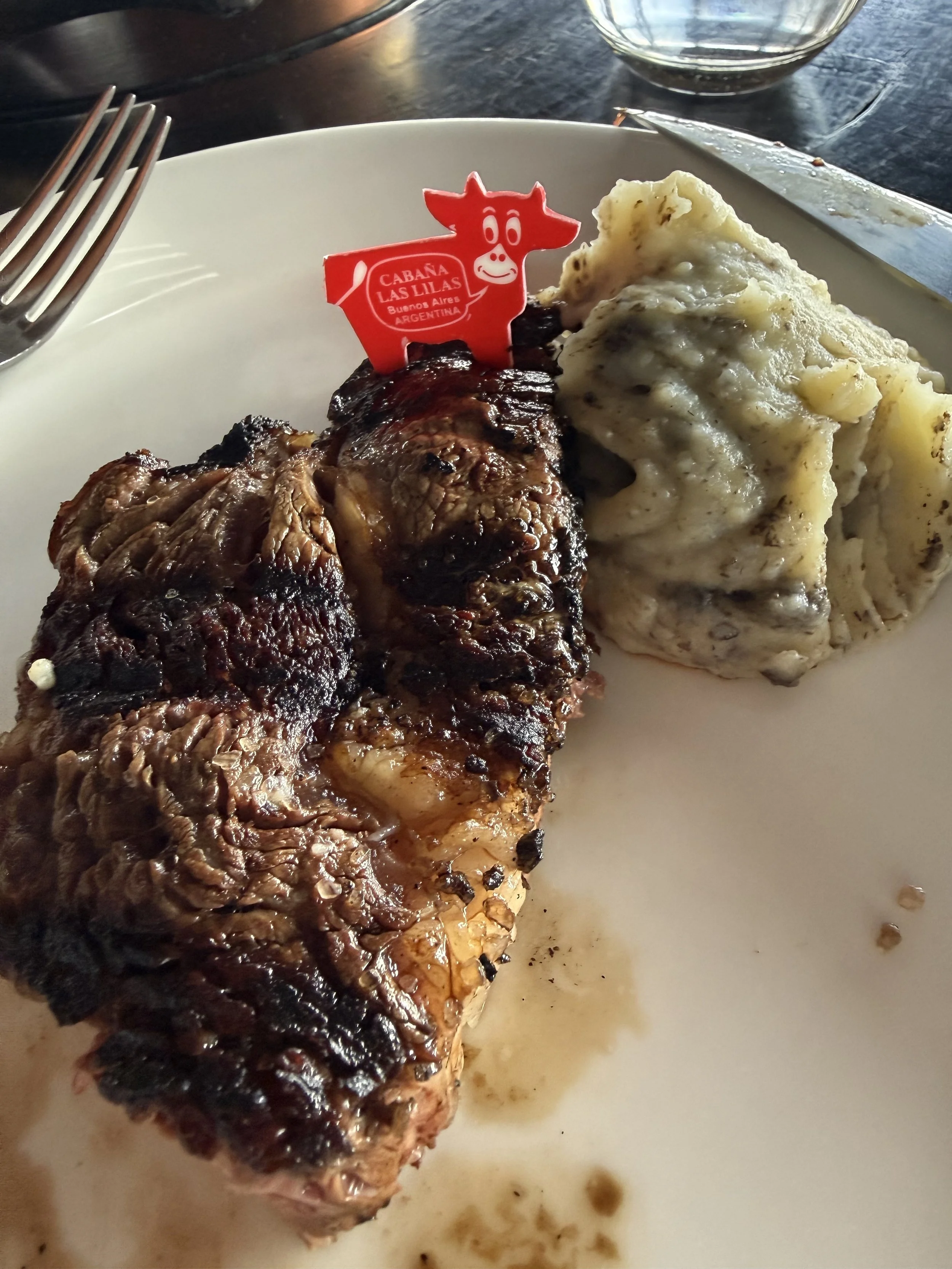 Ribeye and Truffle Mashed Potatoes