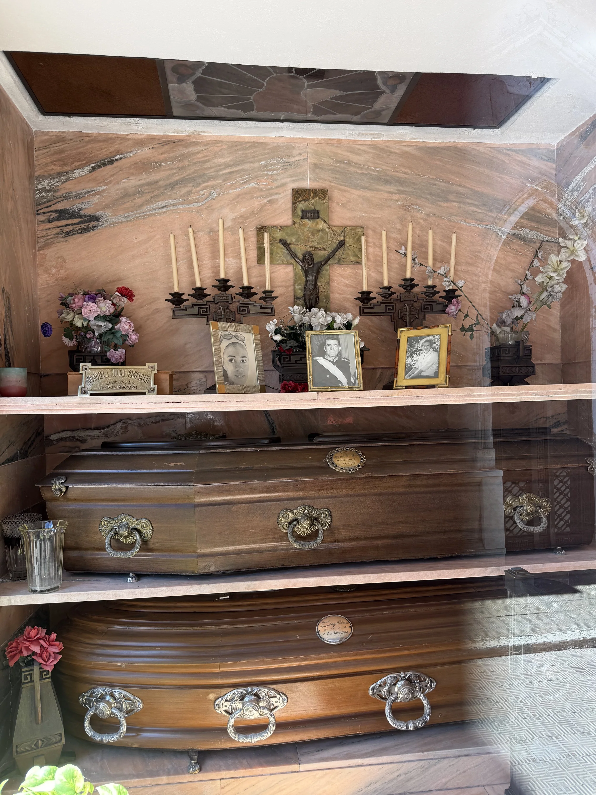 Mausoleums of Lieutenant Pascual Pistarini, a military general and one of the ringleaders in the coup d'etat that initiated the self-styled "Argentine Revolution"