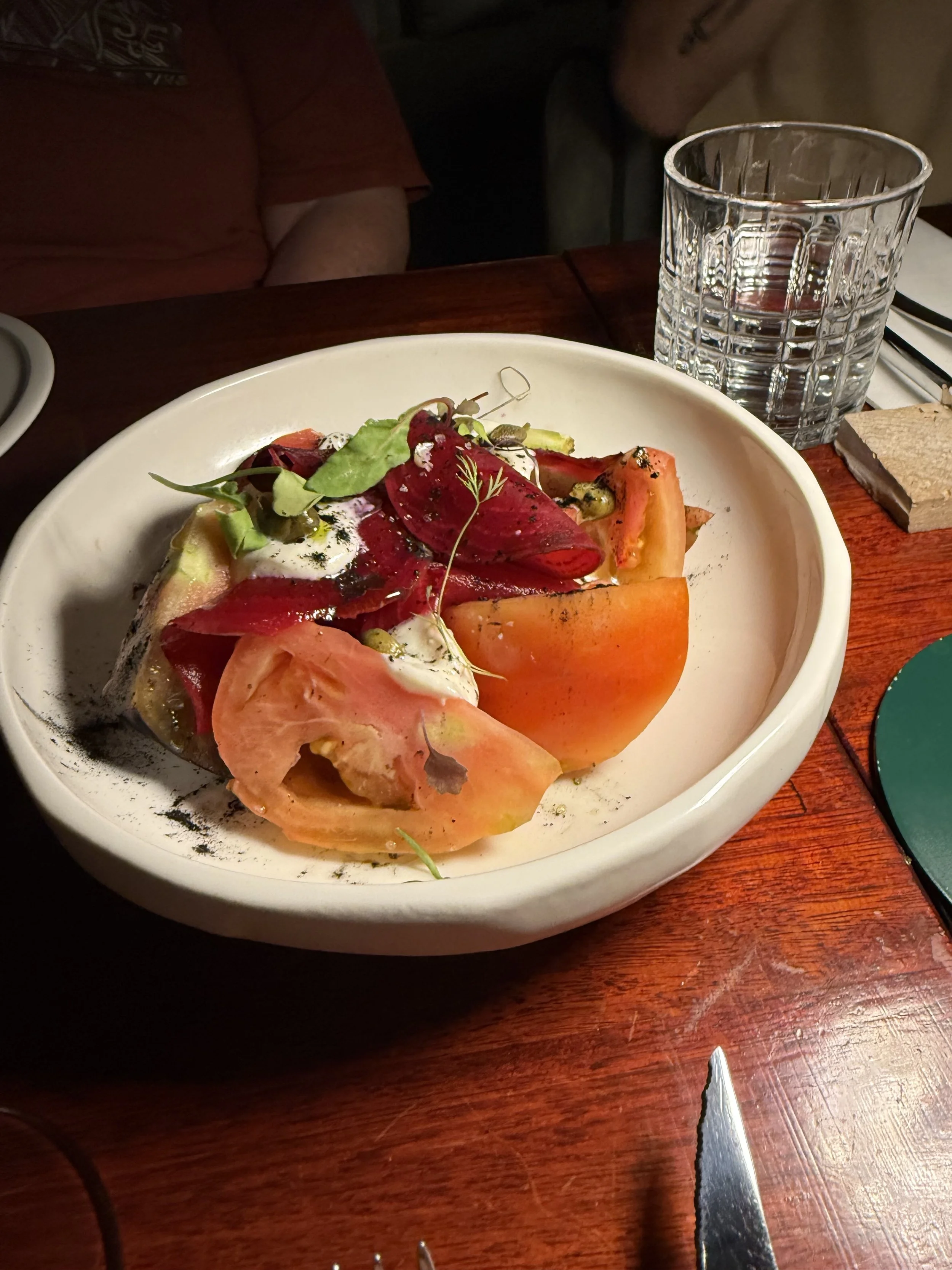 Heirloom tomato salad