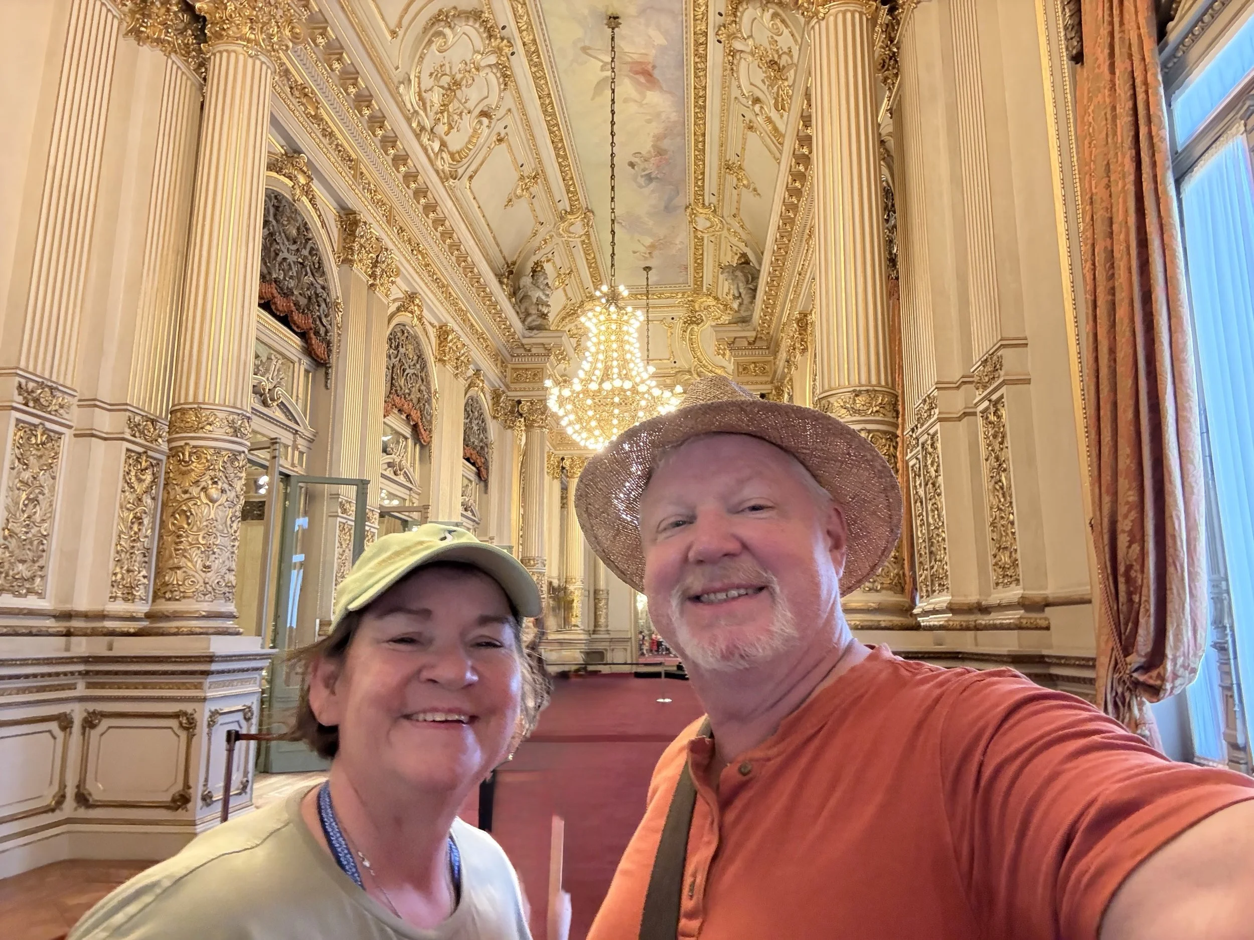 Gold leaf everywhere as well