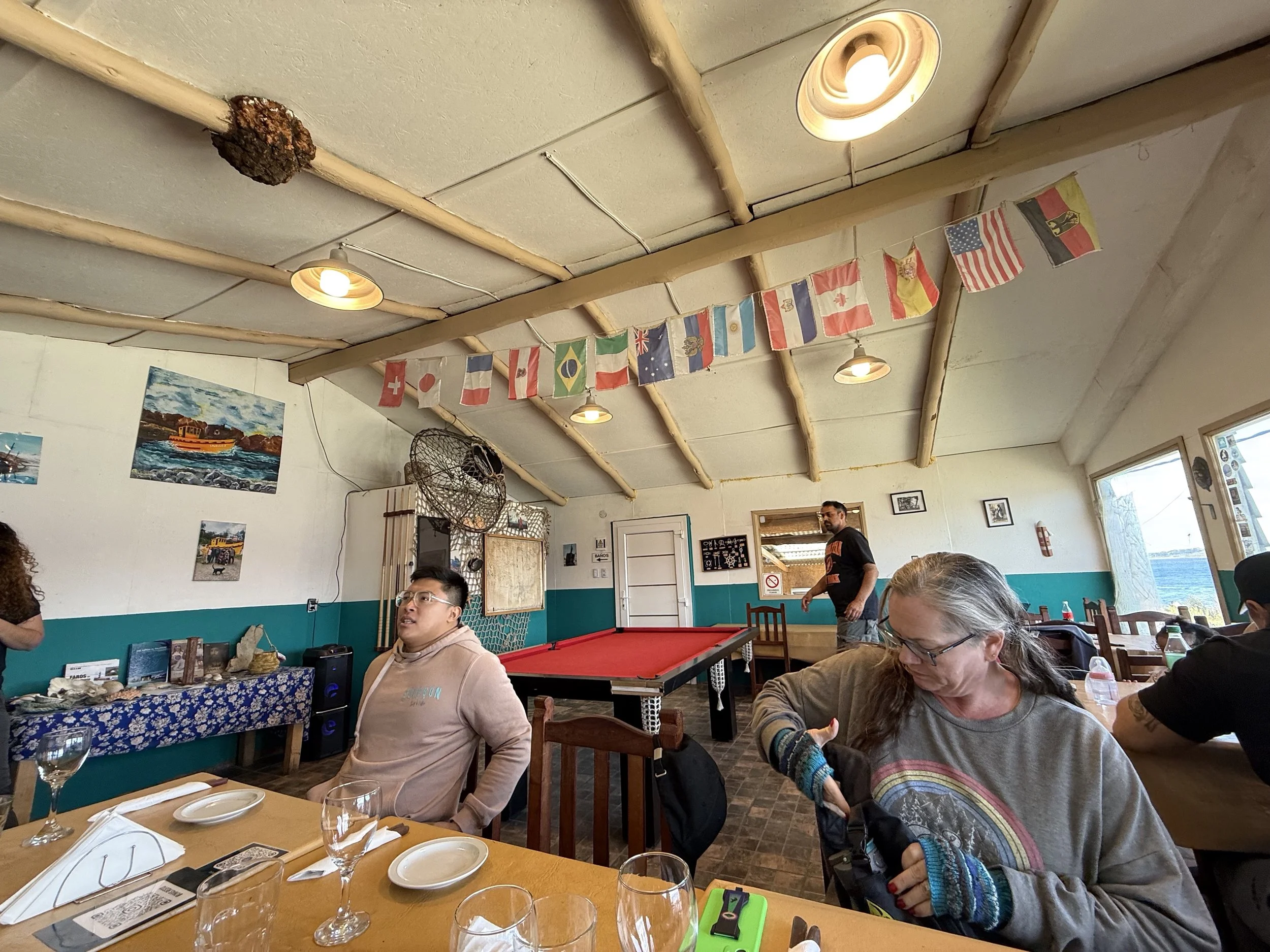 Interior of restaurant