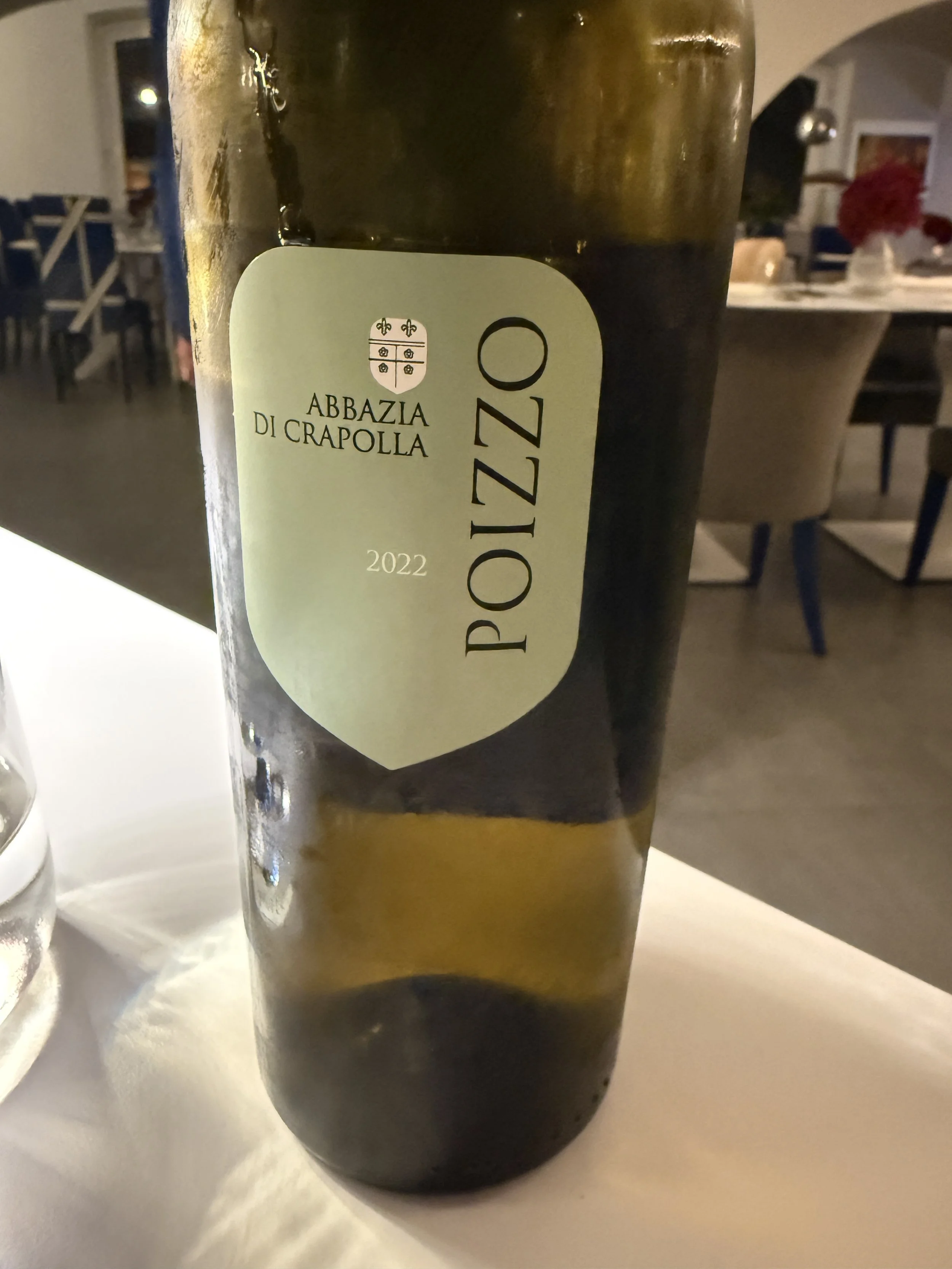 White wine from Sorrento Pennisula.