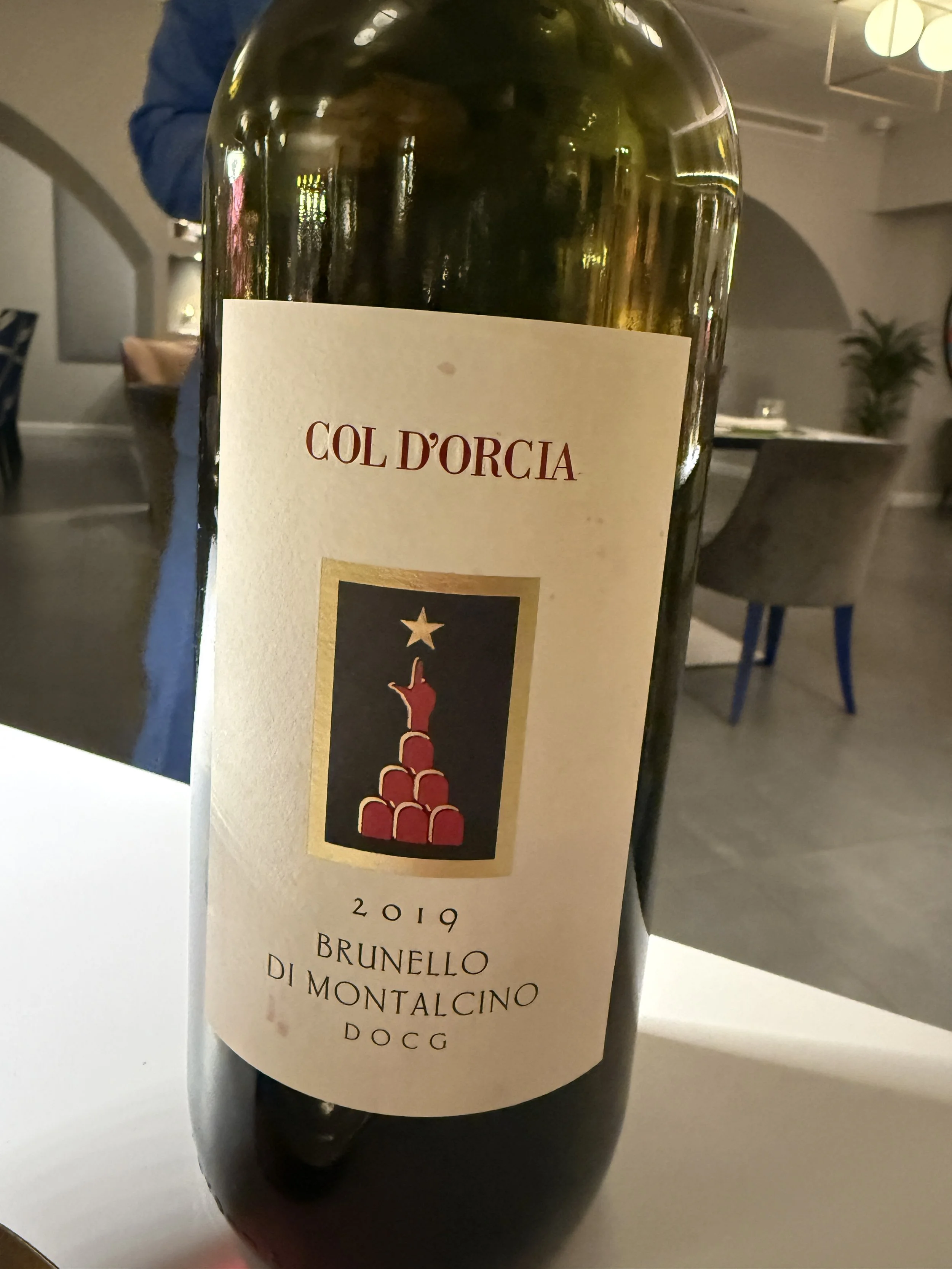 Brunello from Montalcino area of Tuscany