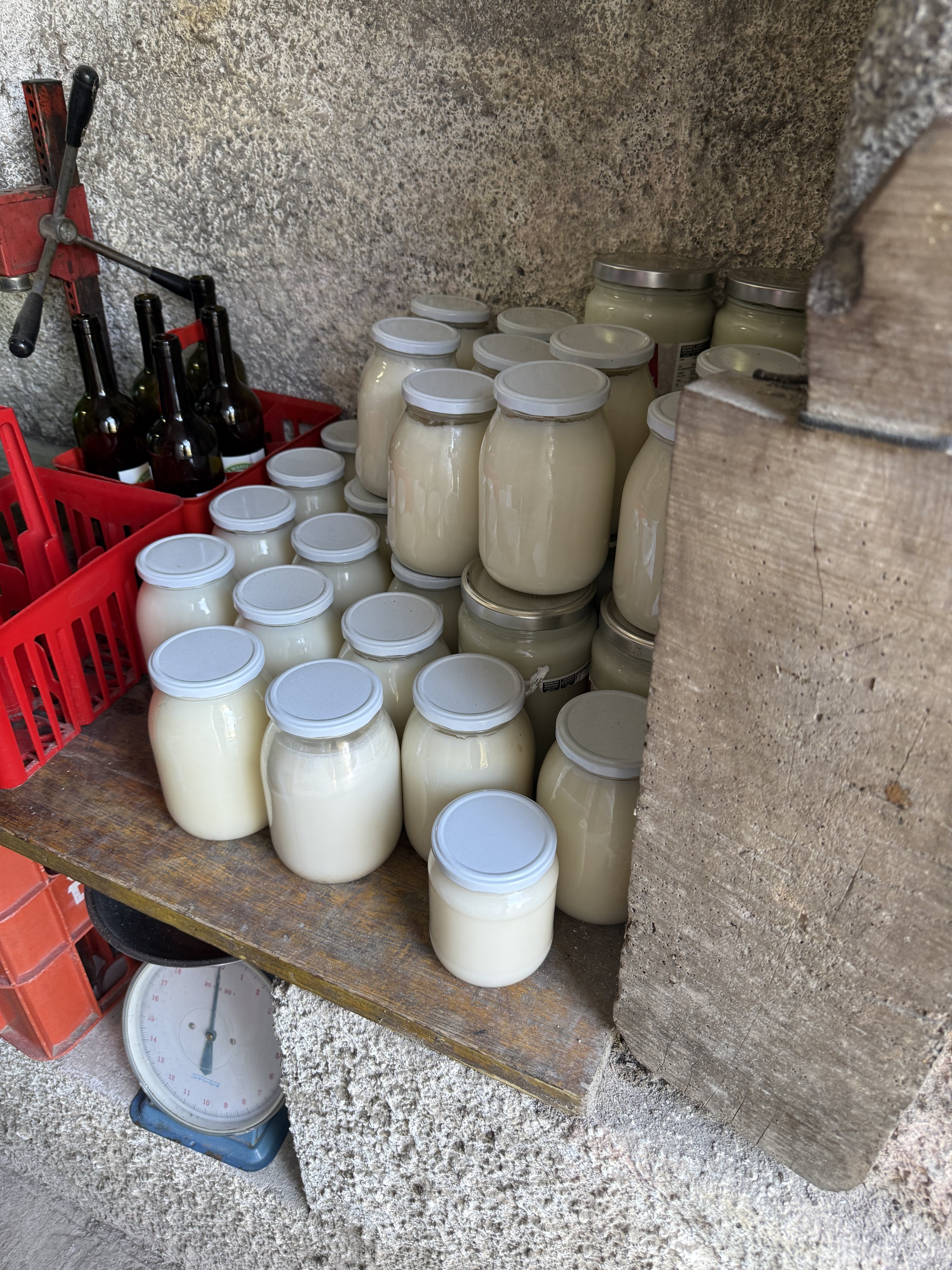 Jars of lard