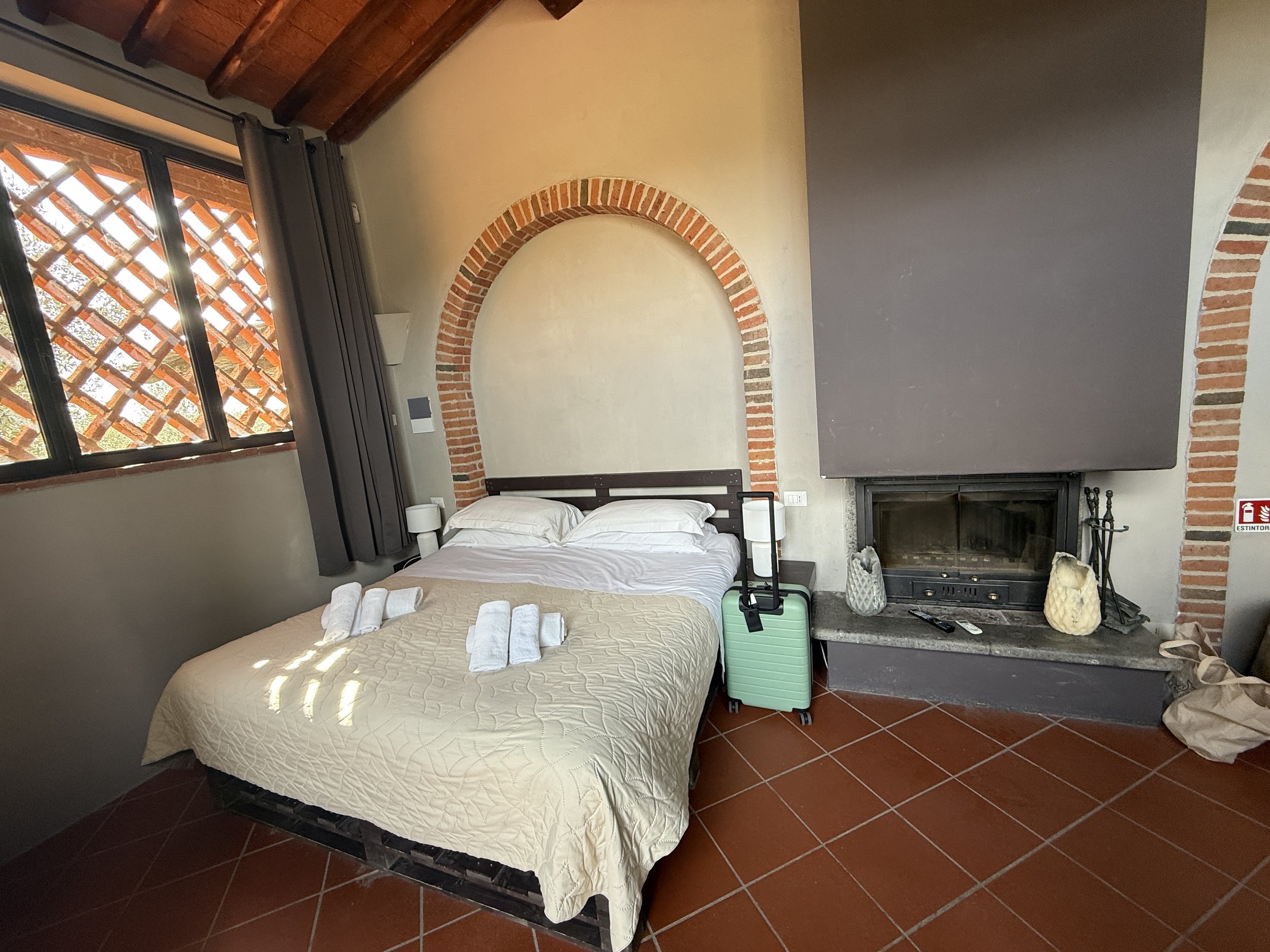 Interior sleeping area.
