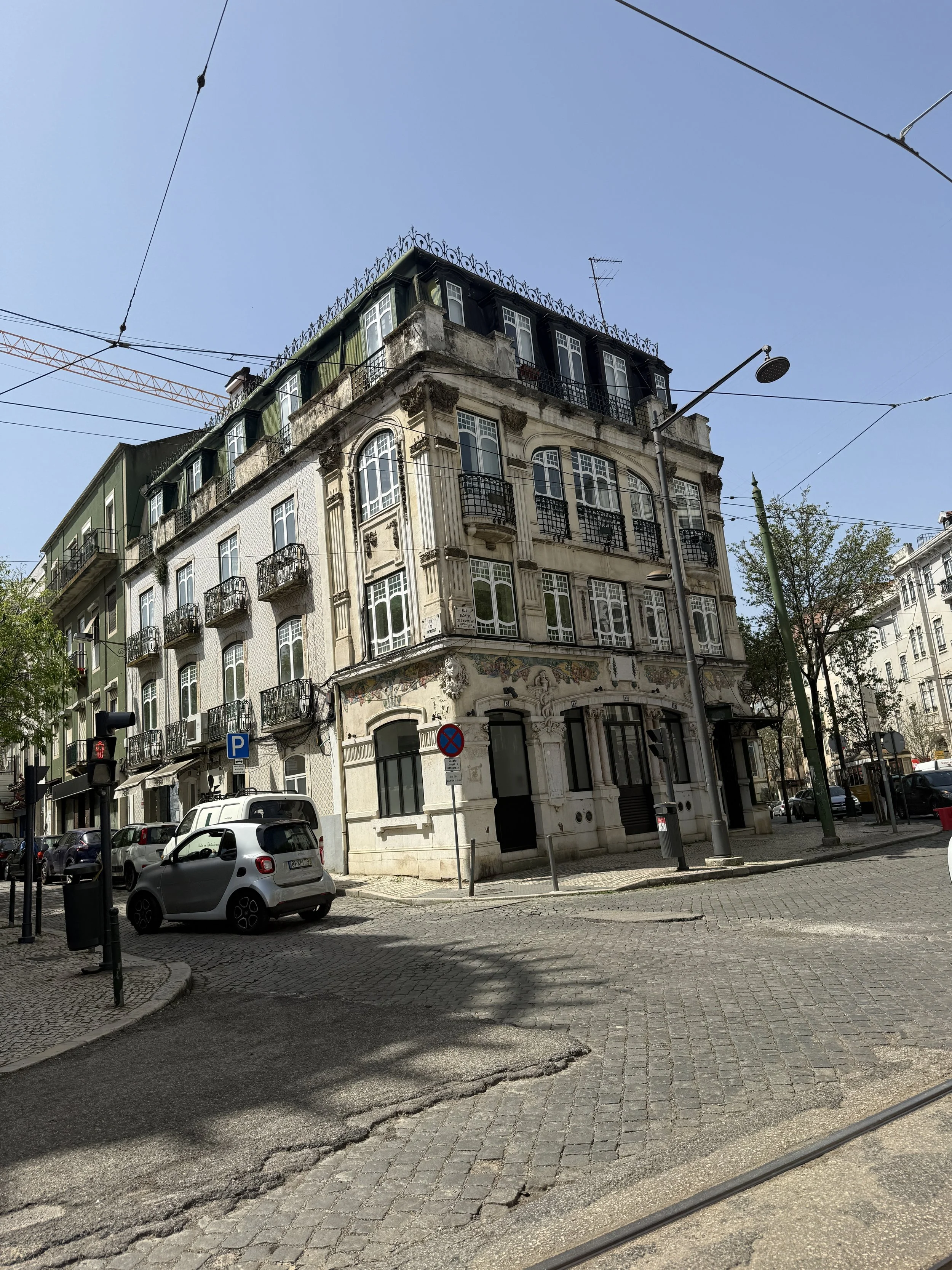 Built in 1912, one of the first ornate buildings in Lisbon