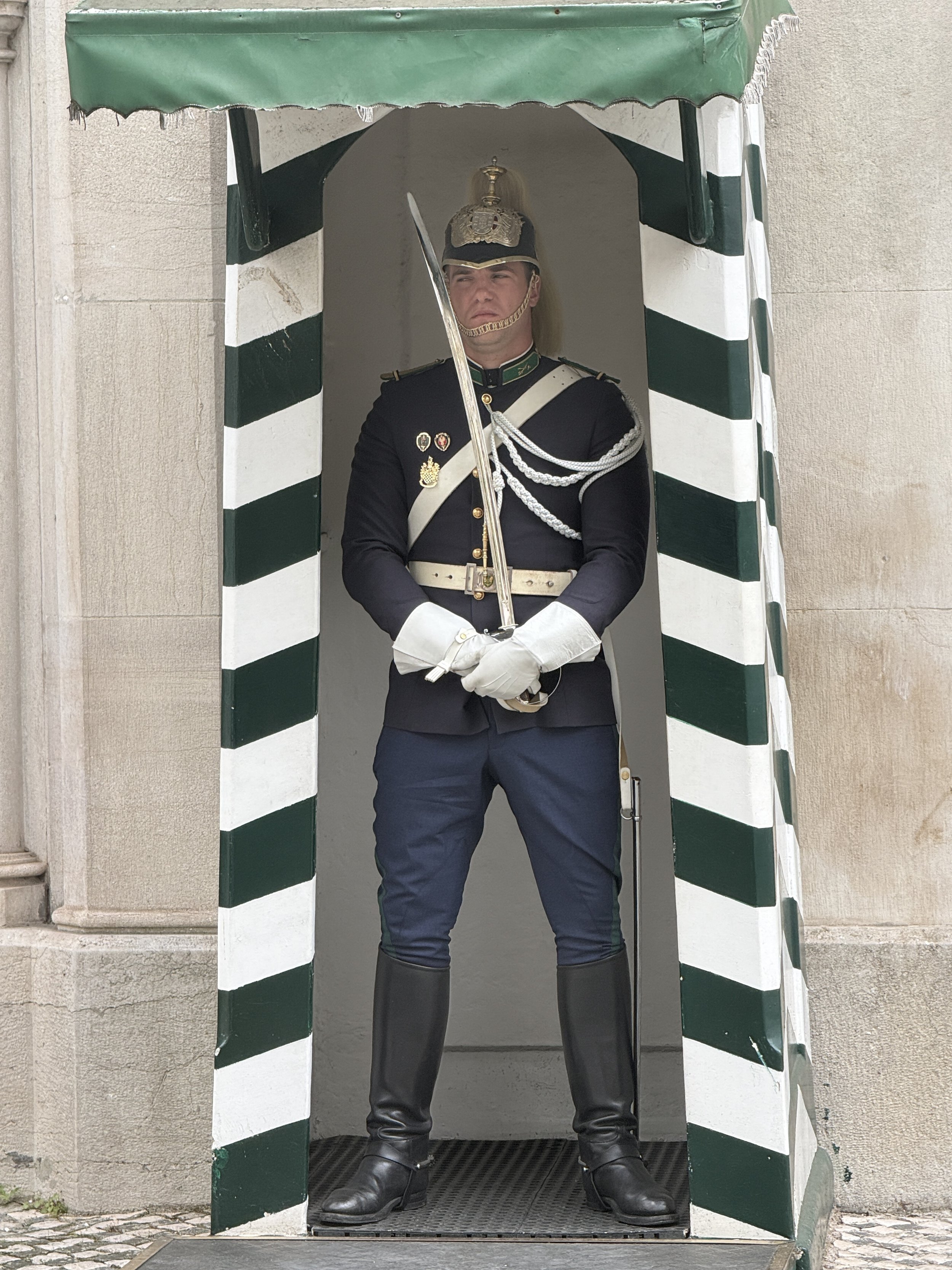 Guard near the Quartel do Carmo