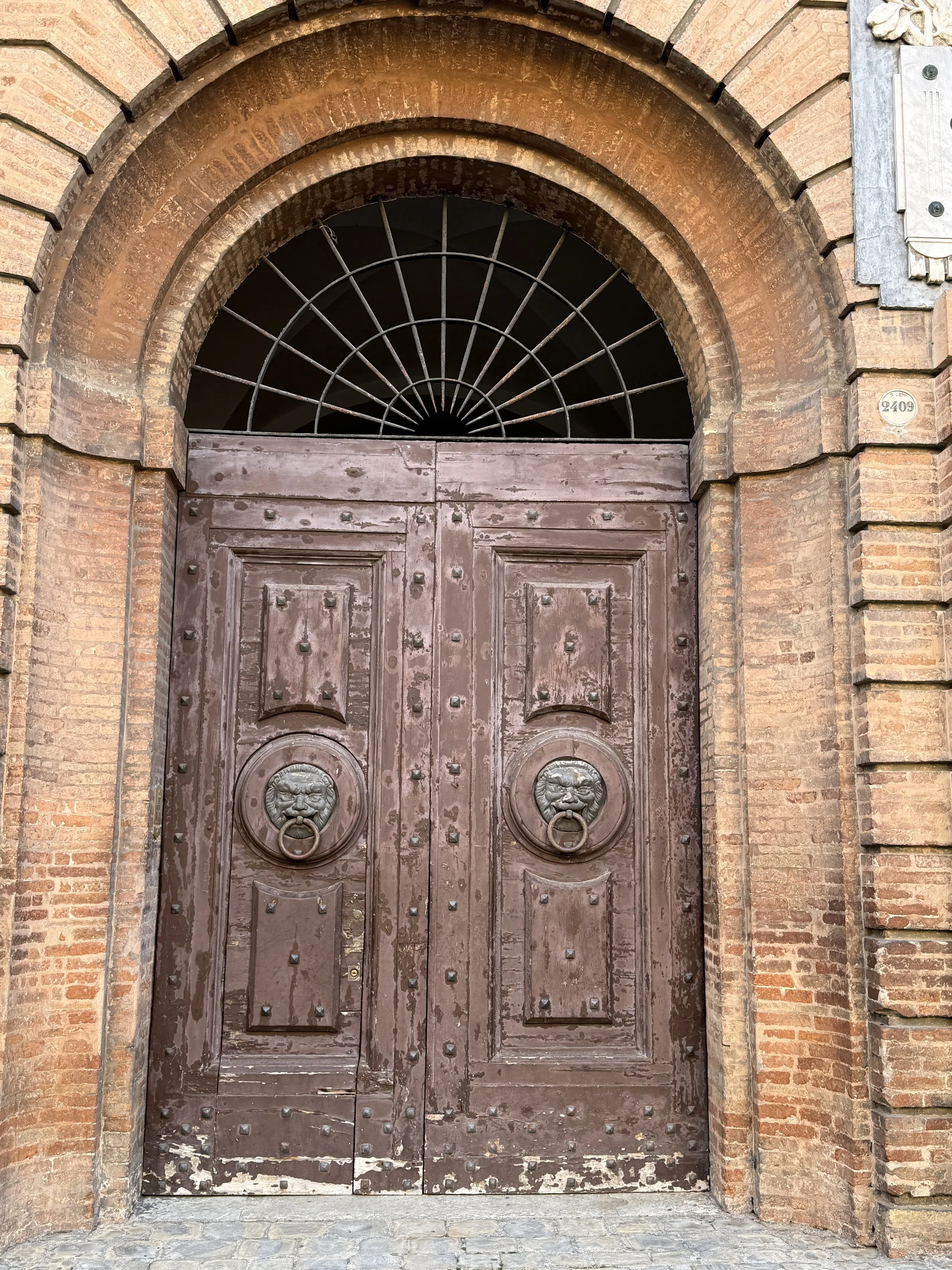 Doorway for previous noble residence.