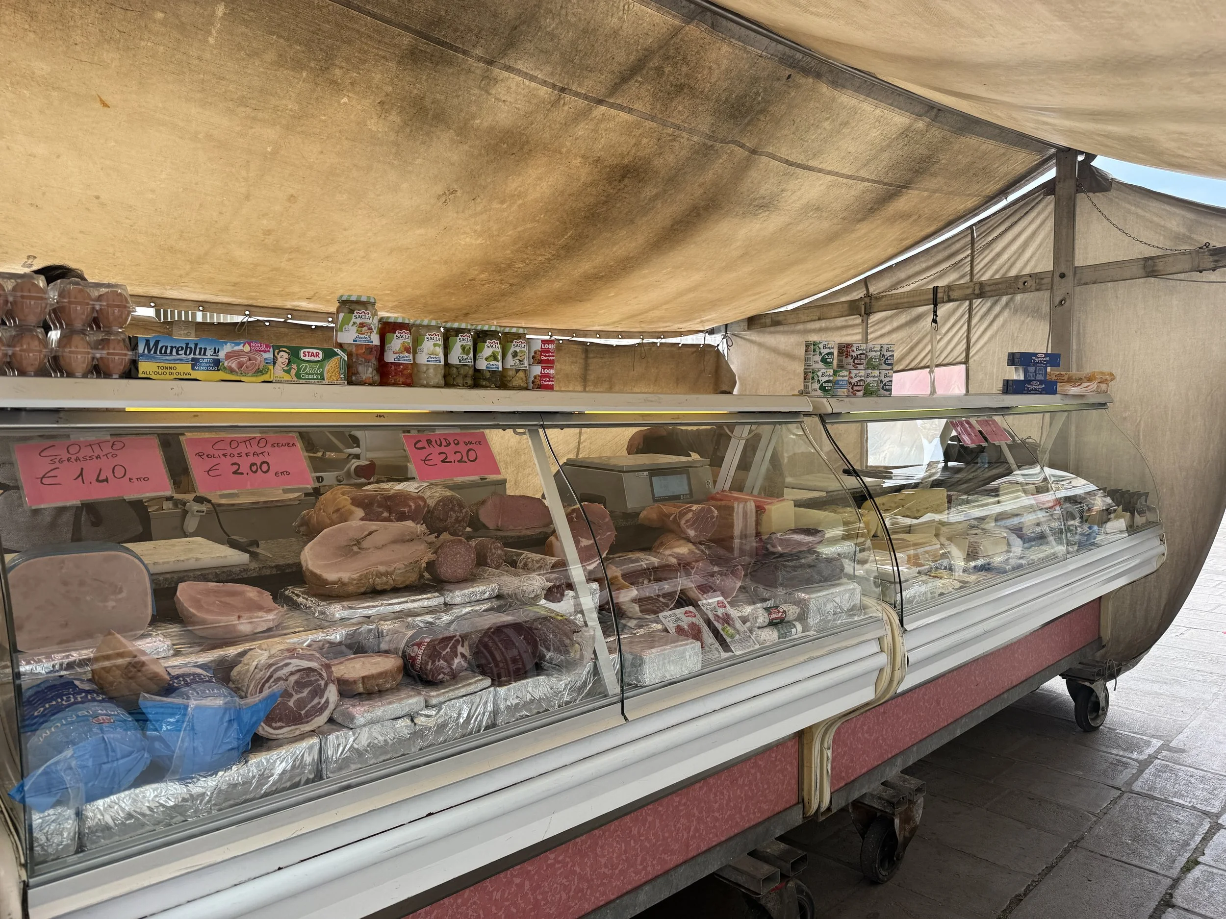 Meat and cheese market